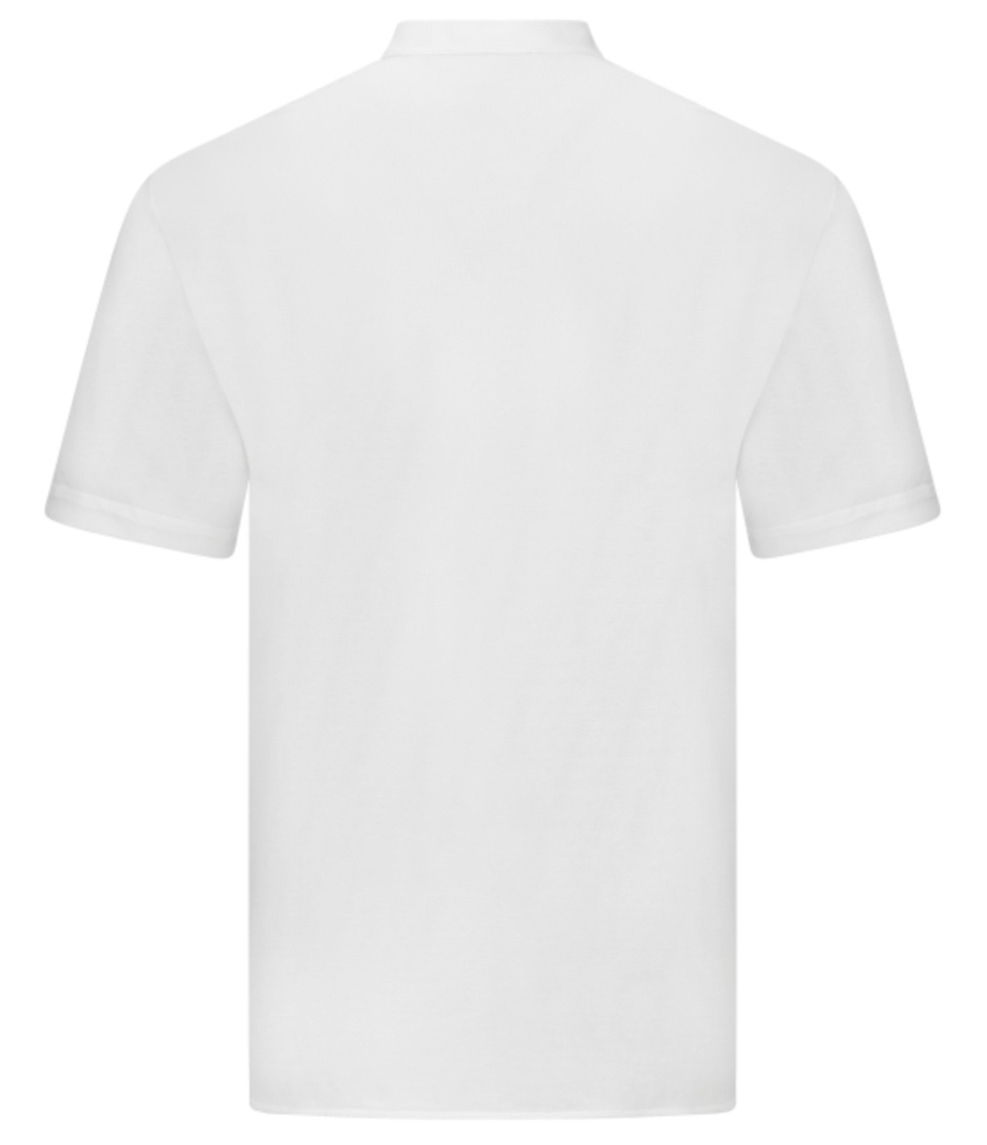 Huber Hemden Poloshirt HU-0201 Pikee-Shirt Kurzarm, weiß Schnitt, in Comfort EU Stehkragen, Made Fit, weiter