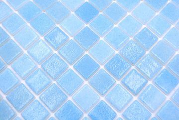 Mosani Mosaikfliesen Mosaikfliese Poolmosaik Schwimmbadmosaik Ocean blau