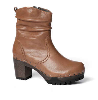 Softclox O-BOOTIE Washed Nappa camel Сапогиette
