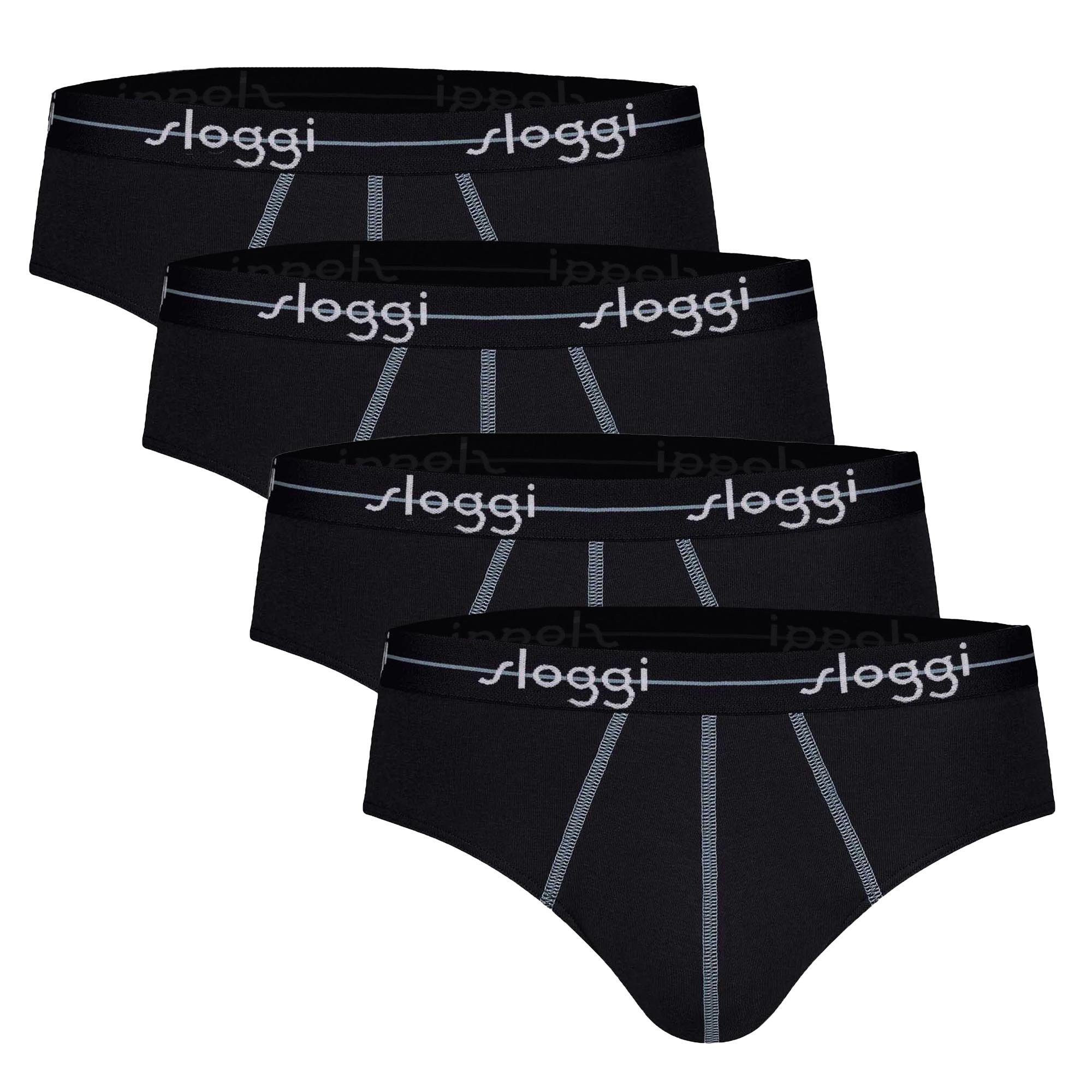 Slip Herren Slip 4er Pack Baumwollmischung