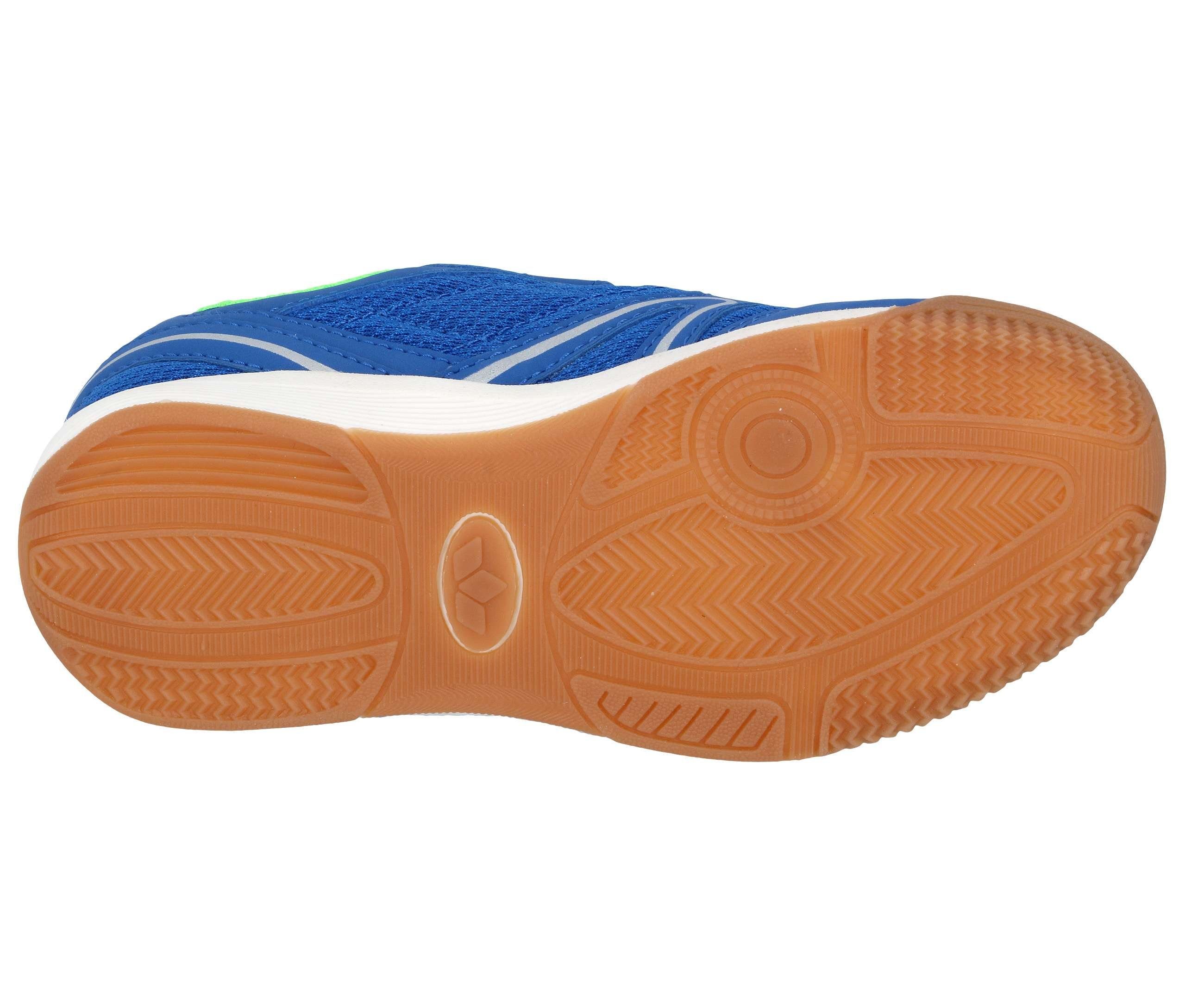 Lico Sportschuh V blau/lemon Boulder Hallenschuh