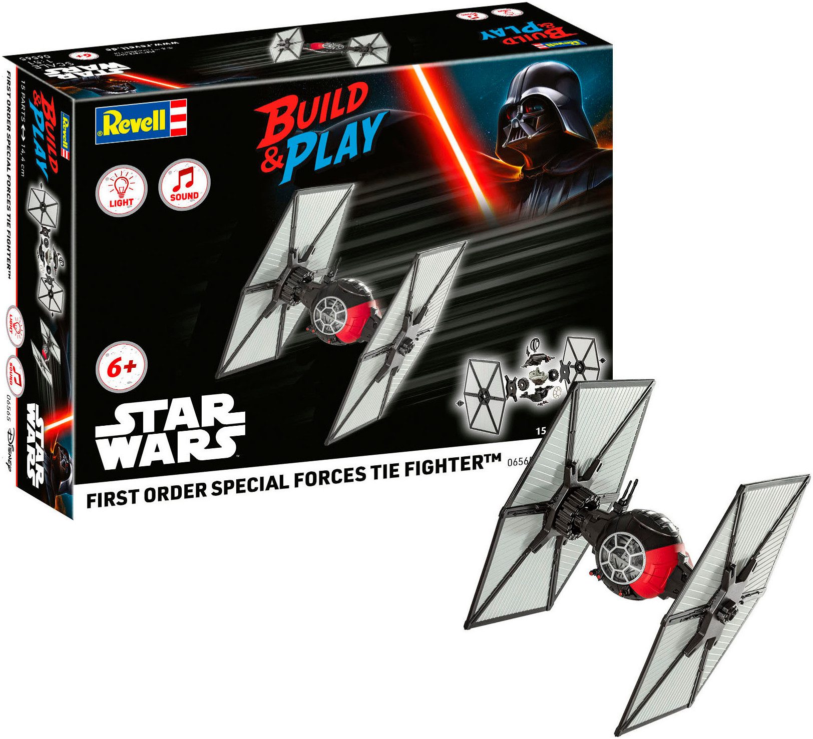 Revell® Modellbausatz Build&Play, Star Wars First Order Special TIE Forces, mit Licht & Sound
