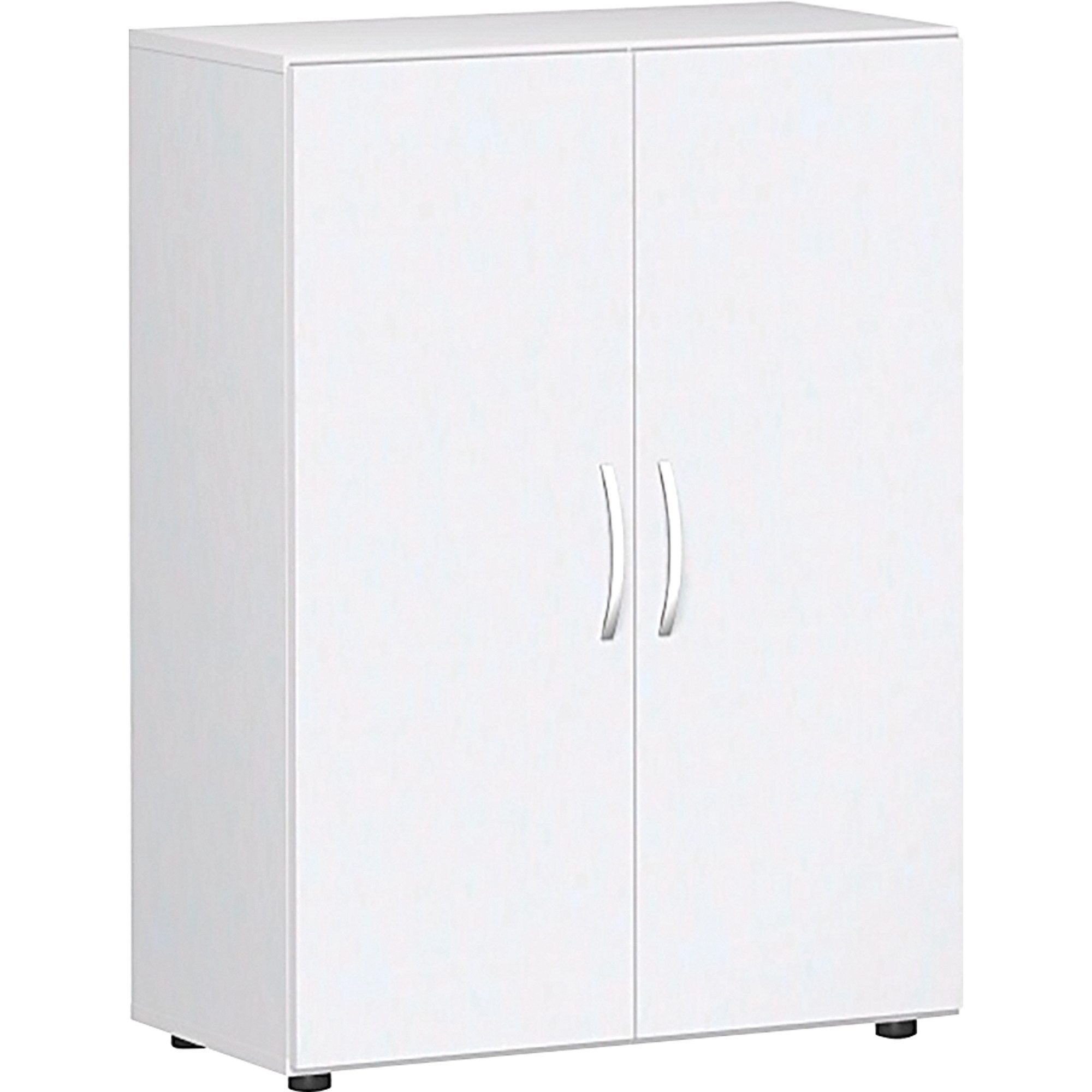 geramöbel Aktenschrank Flügeltürenschrank Flex S-383102-WW 3OH 80x42x110,4cm weiß