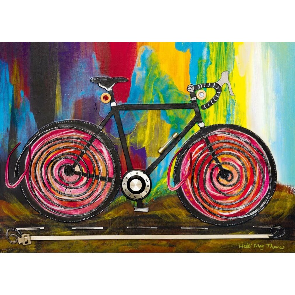 HEYE Puzzle Puzzle Bike Art: Momentum 1000 Teile, Puzzleteile