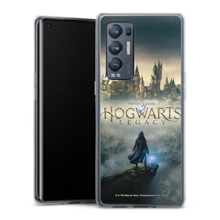 DeinDesign Handyhülle Hogwarts Legacy Offizielles Lizenzprodukt Harry Potter Hogwarts Legacy Oppo Find X3 Neo Silikon Hülle Bumper Case Handy Schutzhülle