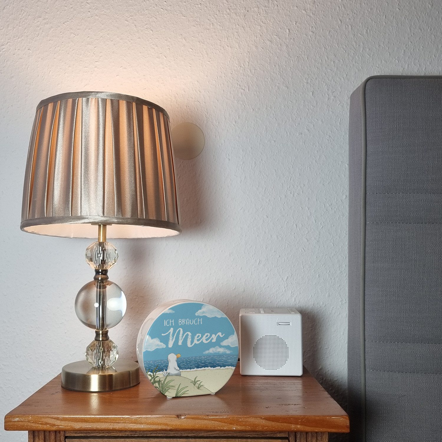 speecheese Spardose Möwe am Strand Spardose mit Spruch Ich brauch Meer günstig online kaufen