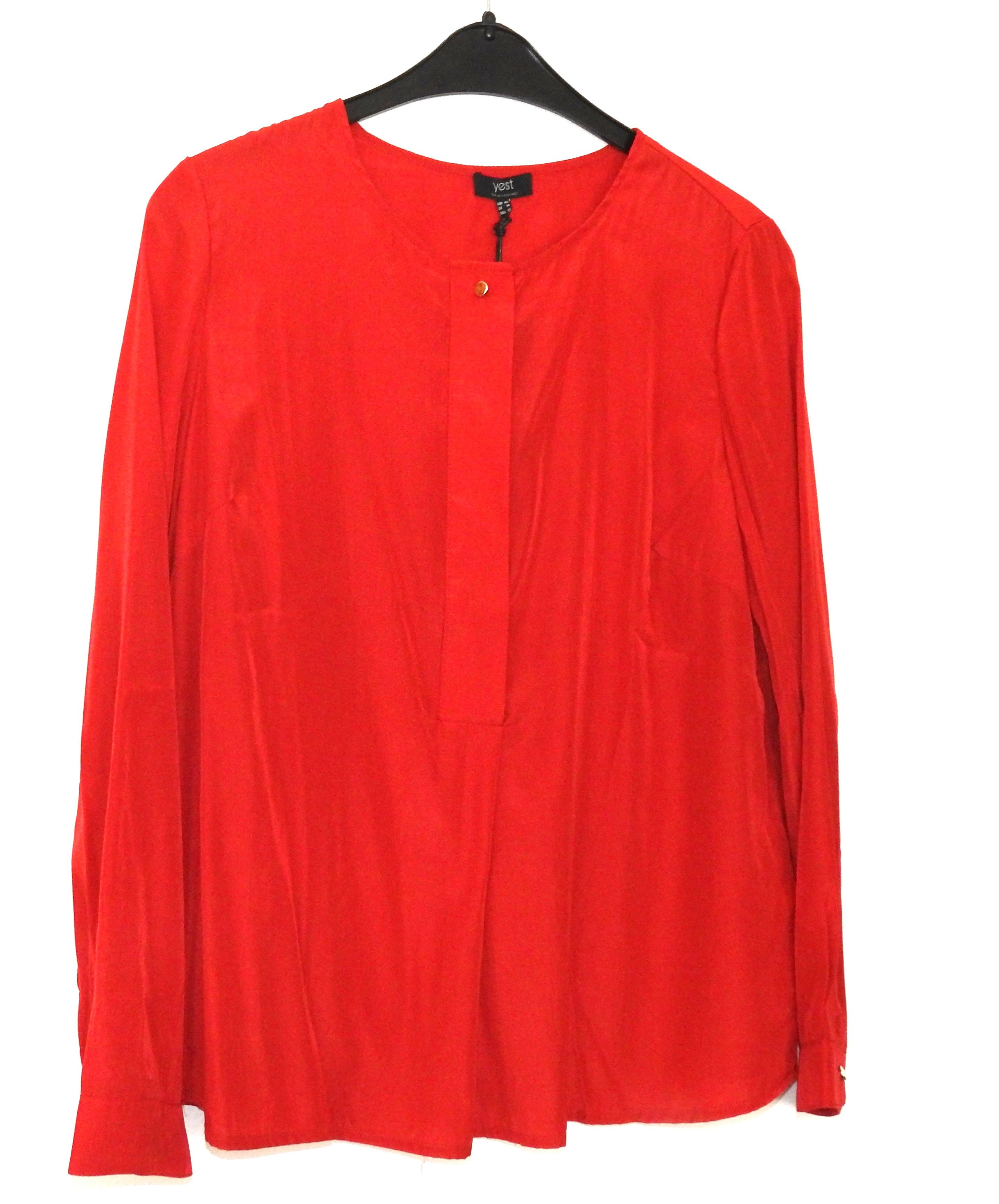 Langarmbluse Hot Red