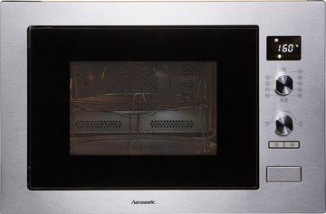 Hanseatic Einbau-Mikrowelle AC034B8S-S0EE, Grill, Mikrowelle, Umluft, 34 l