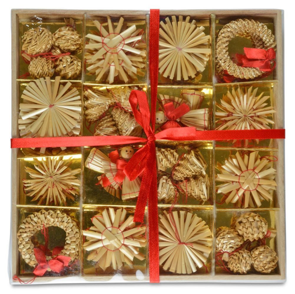 RIFFELMACHER & WEINBERGER Weihnachtsbaumkugel Weihnachtsbaumschmuck Strohst günstig online kaufen
