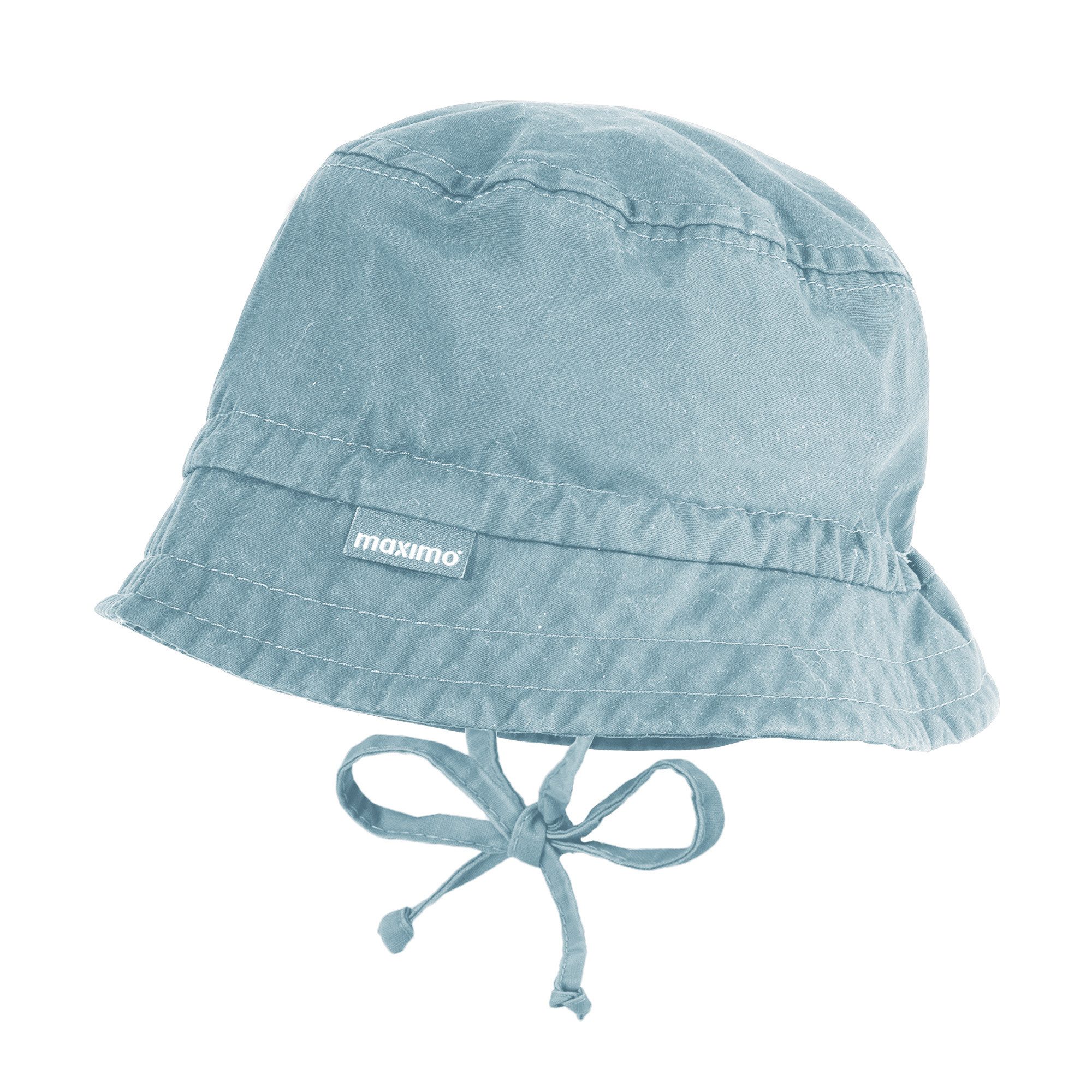 MAXIMO Fischerhut GOTS BABY-Hütchen Waschoptik, Band, UV (1-St)