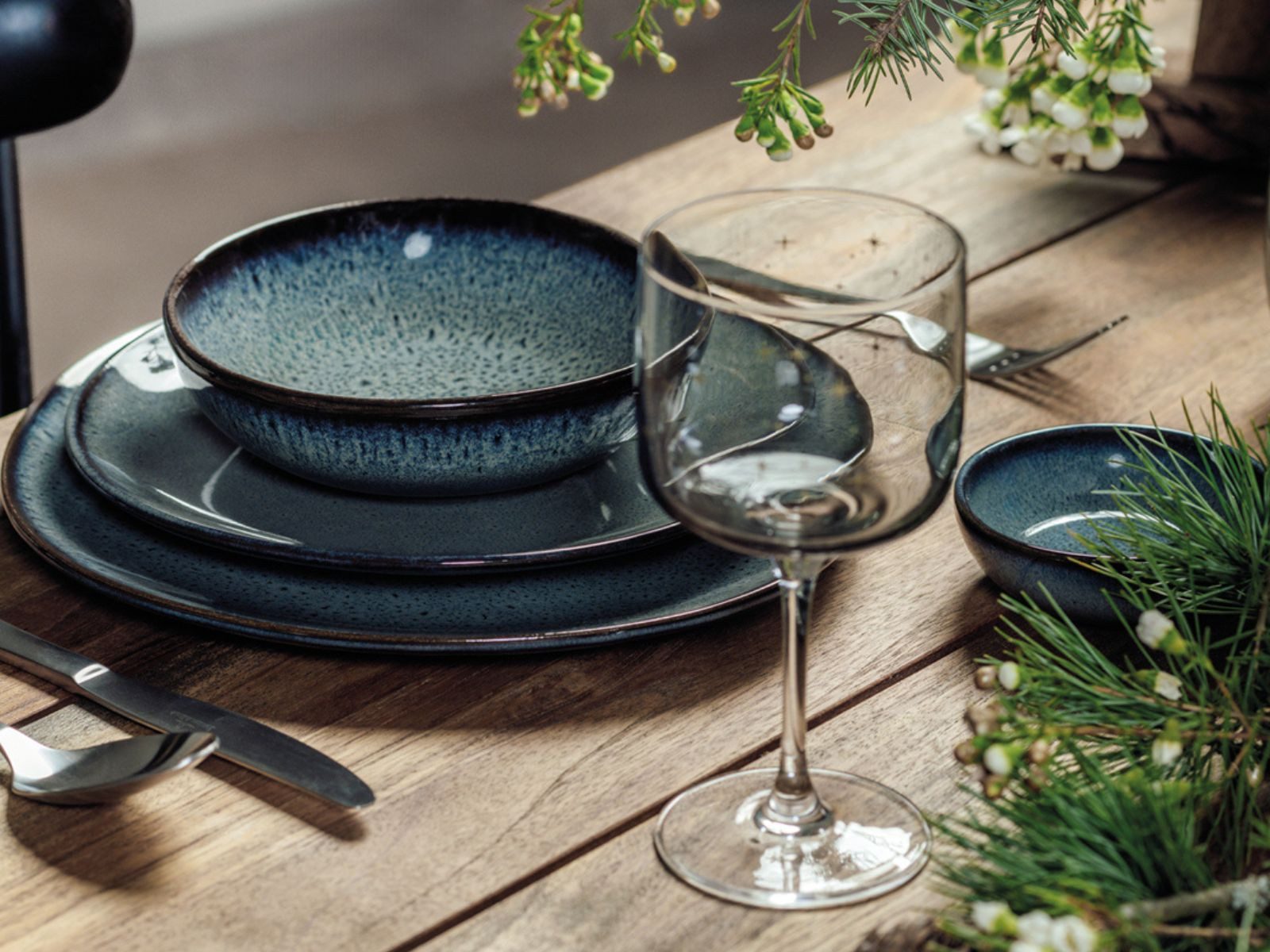 like. by Villeroy & Boch Frühstücks-Set Lave gris Frühstücksset 18tlg