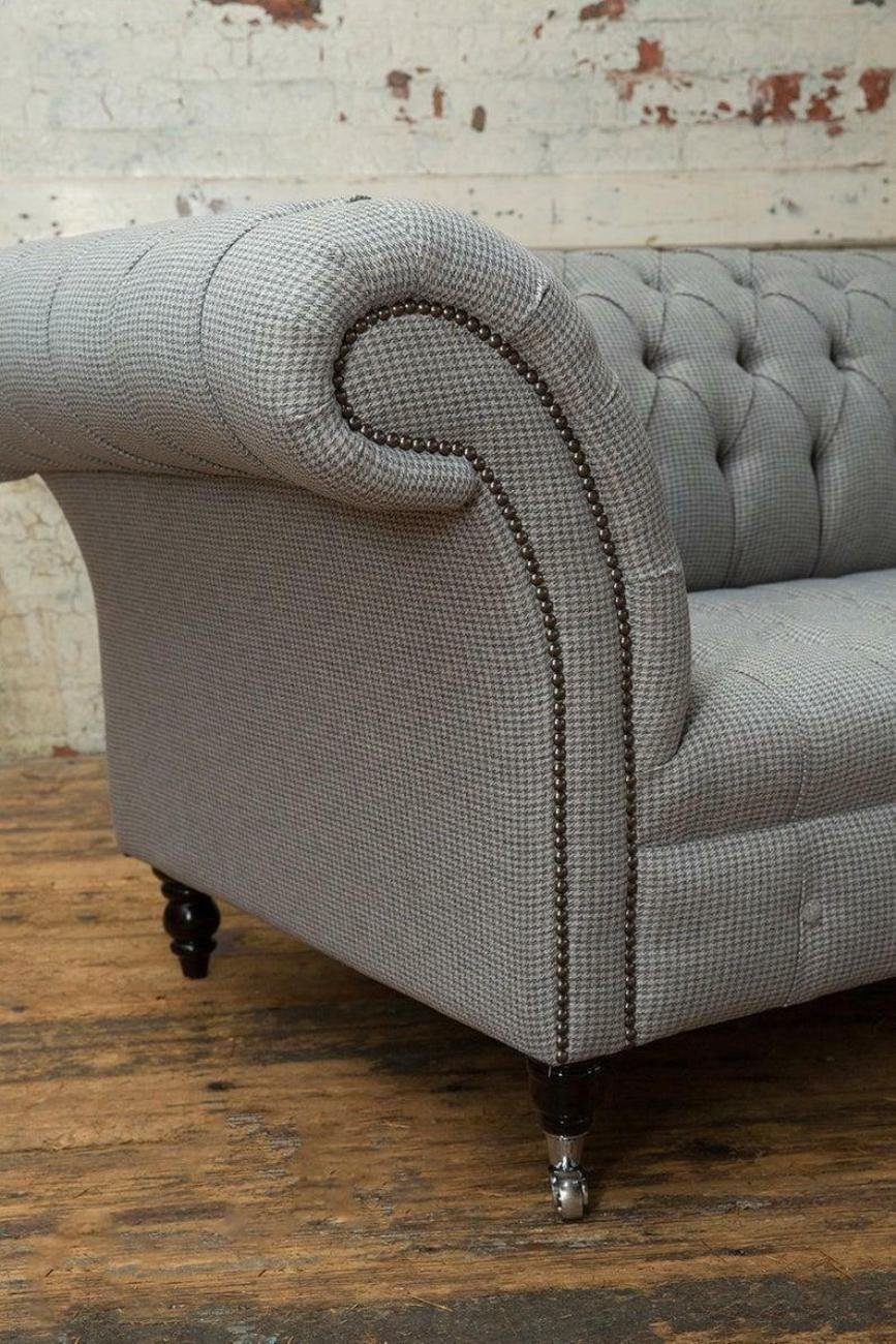 JVmoebel XXL Designer Graue Couch 3 Europe in 3-Sitzer Sofa Polster Sitzer, Made