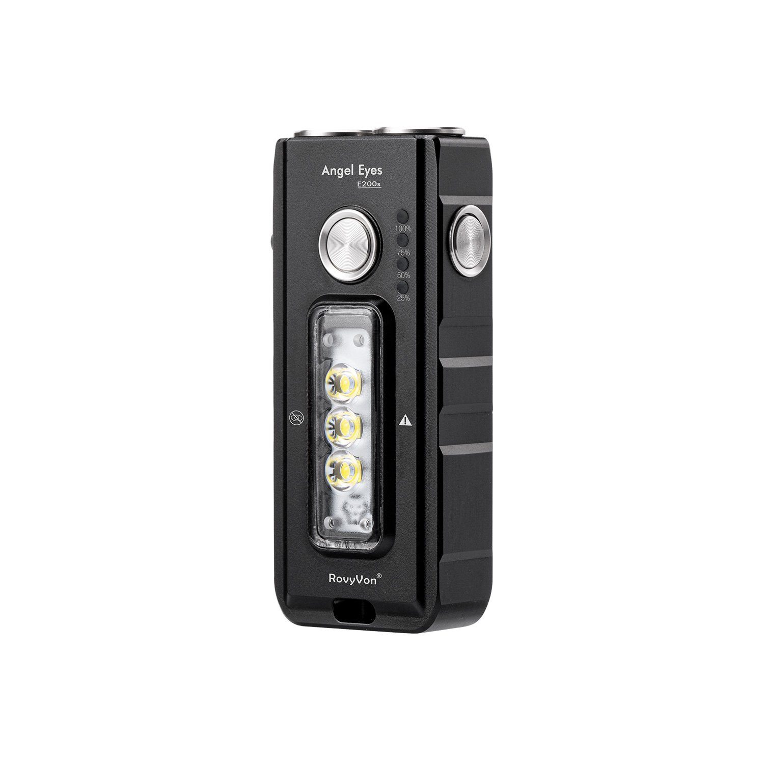 RovyVon Taschenlampe E200S wiederaufladbar 1650 Lumen Multifunktionslampe und neutral (1-St)