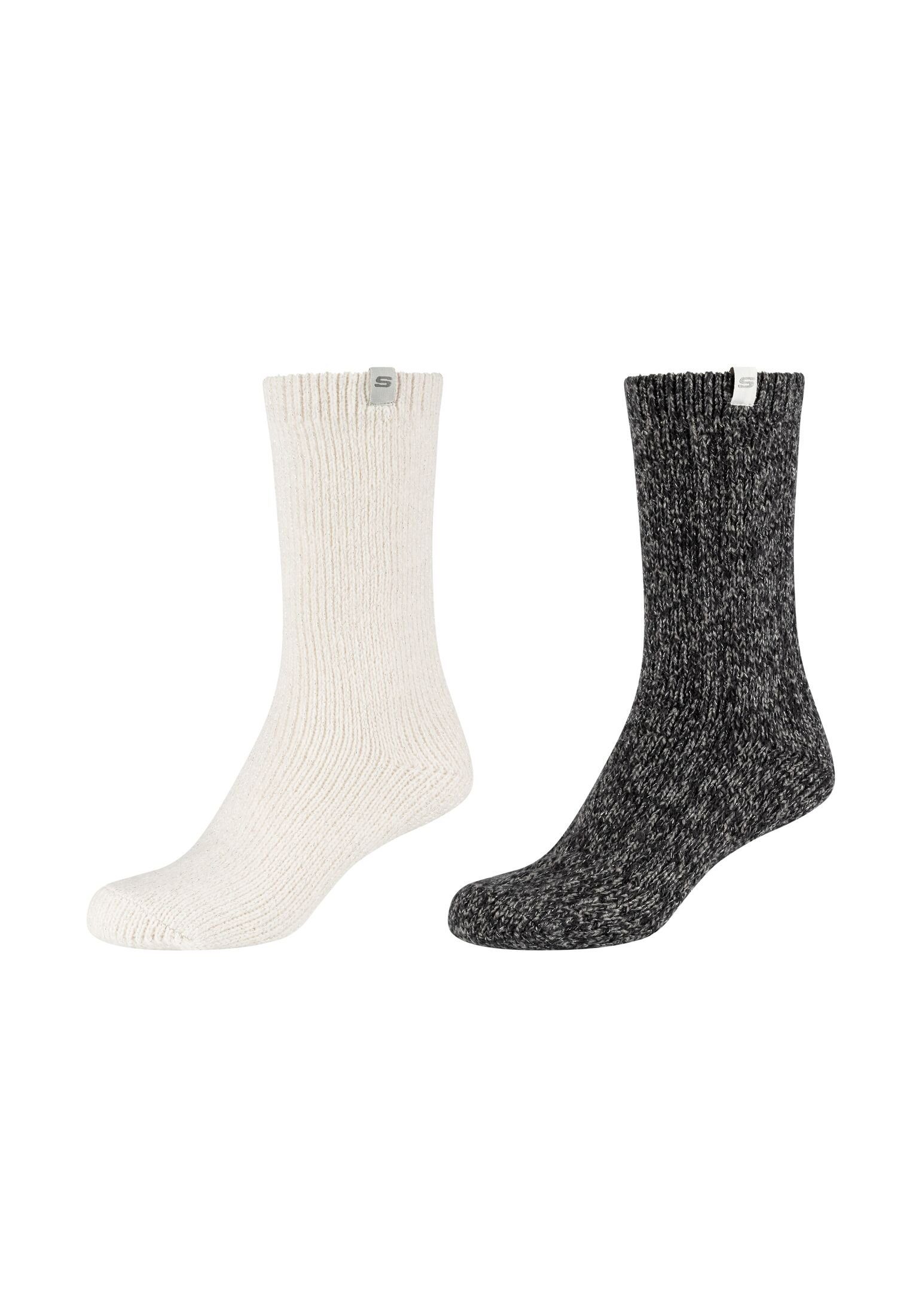 mouliné 4er Pack Skechers Socken Socken black