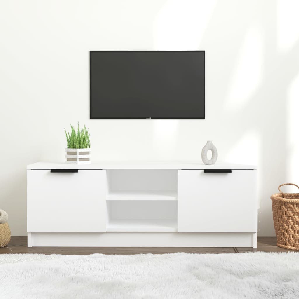 102x35x36,5 TV-Schrank Holzwerkstoff cm furnicato Weiß