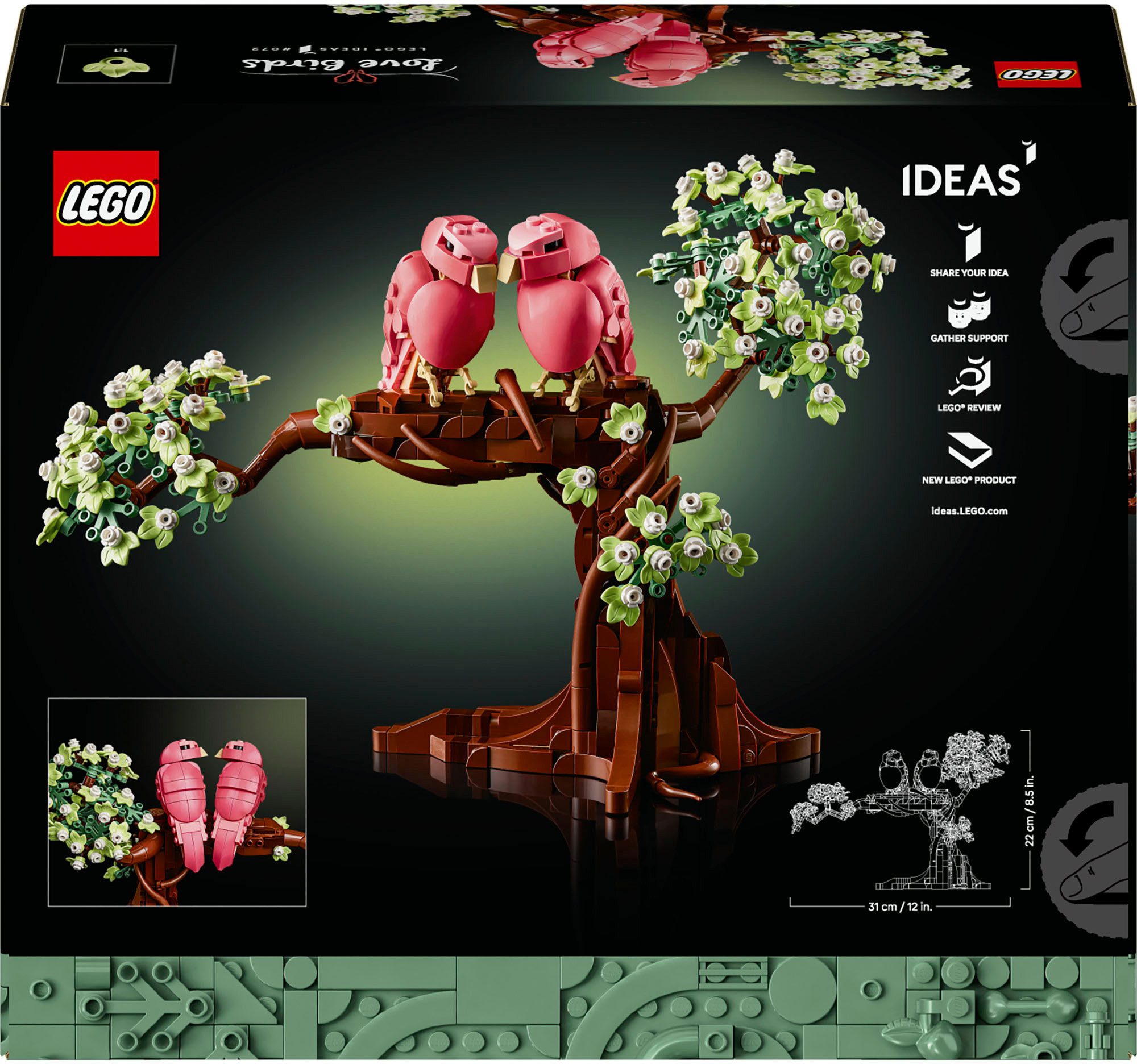 LEGO® Turteltauben (21365), LEGO Ideas Konstruktionsspielsteine, (750 St), günstig online kaufen