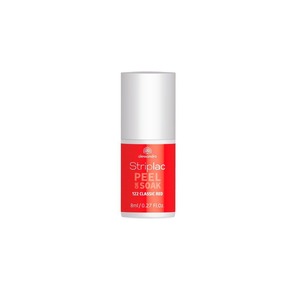 Soak international Peel alessandro Classic Nagellack or 8 122 Striplac Alessandro Red ml