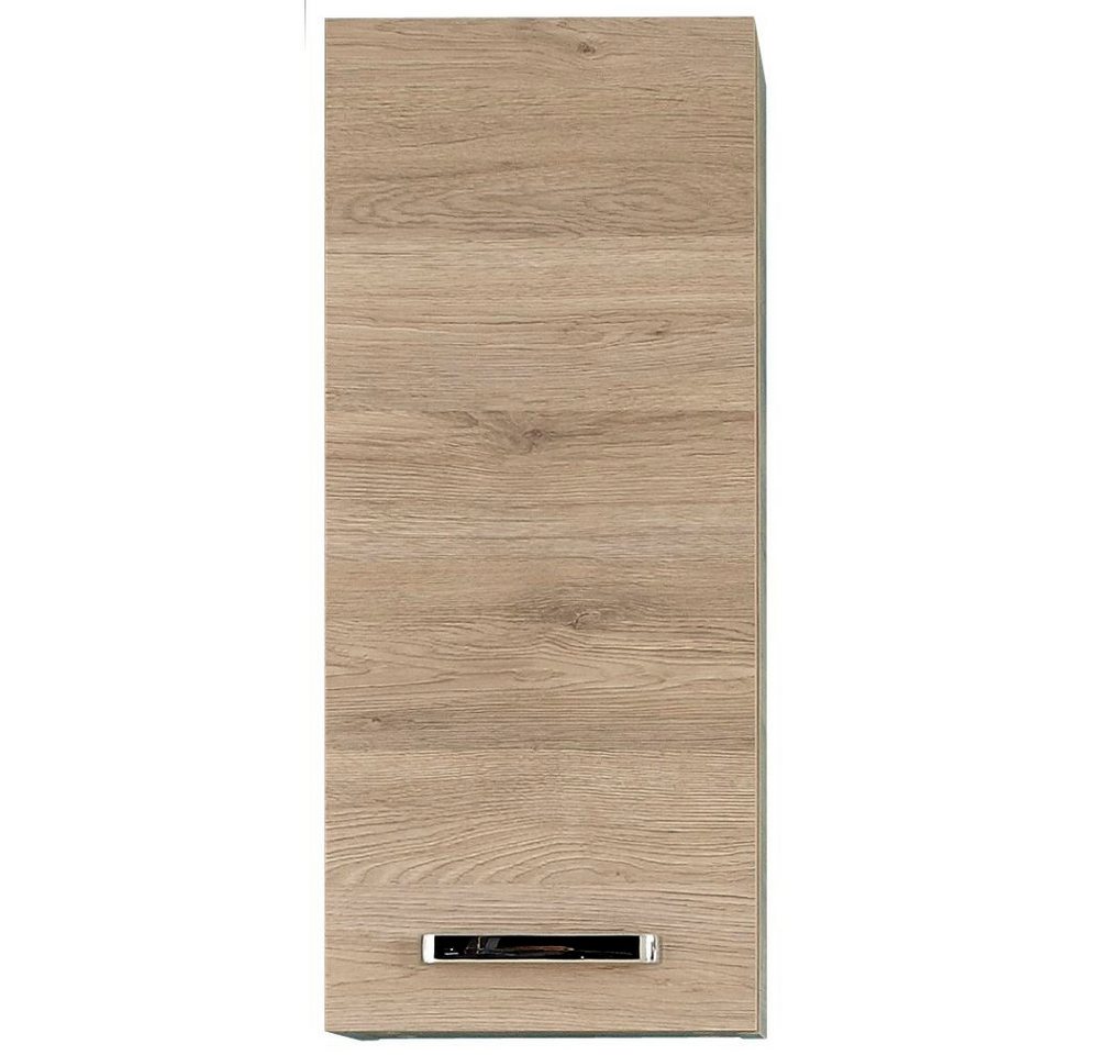 Lomadox Hängeschrank OSTENDE-66 Badezimmer in Sanremo Eiche Terra quer Nb. - B/H/T: 30/70/20cm