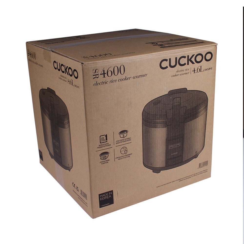 Cuckoo Reiskocher SR-4600 Reiskocher schwarz/silber