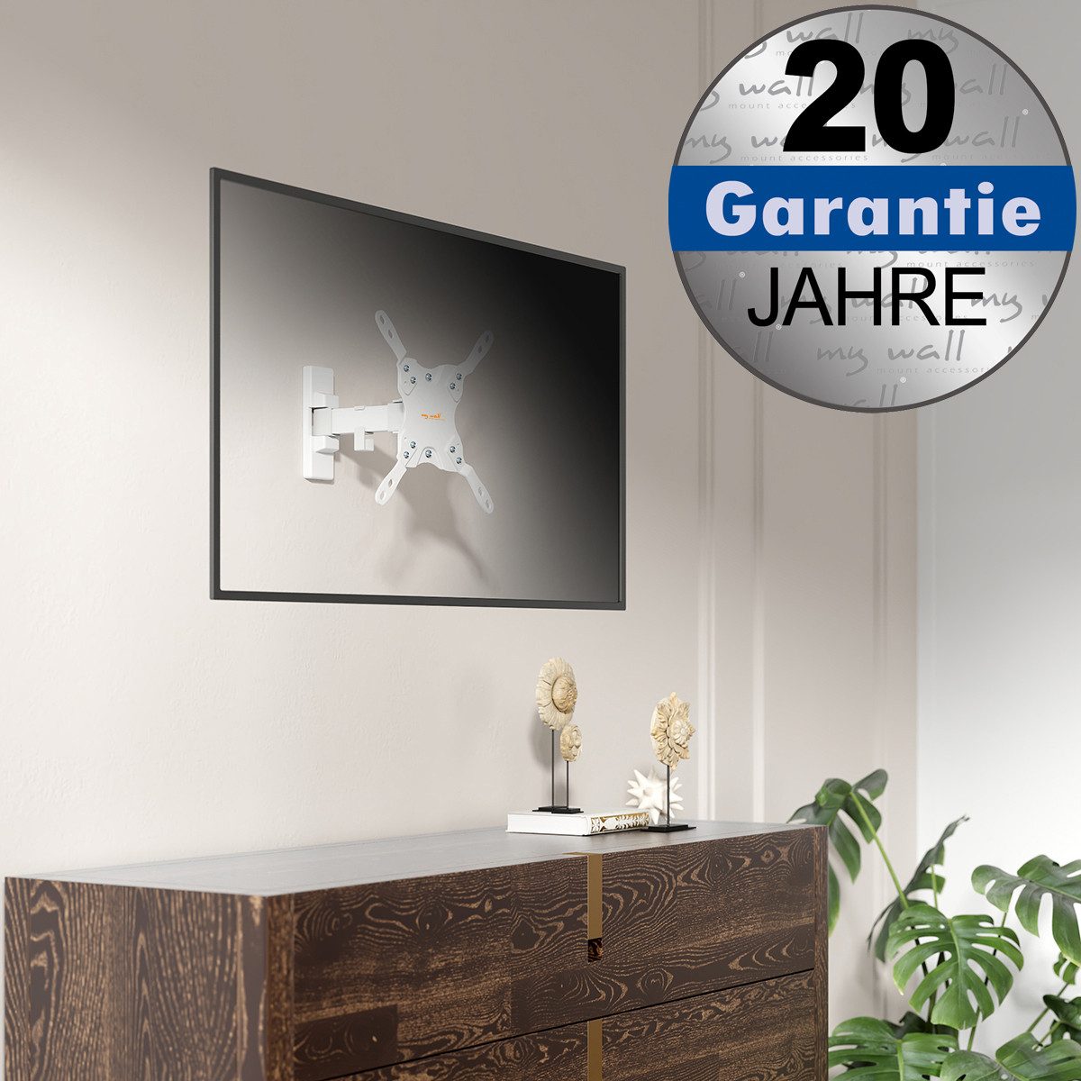 my wall TV-Wandhalterung HF11-1WL, (bis 42 Zoll, Wandhalter für Flachbildschirme)