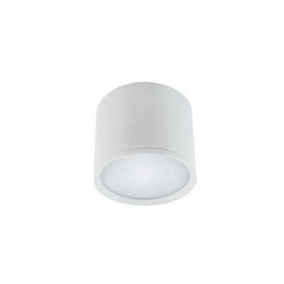 Licht-Erlebnisse Deckenleuchte BAILEY, LED, Neutralweiß, LED Weiß D: 7,5 cm Aluminium 4100 K 240 lm Wohnzimmer