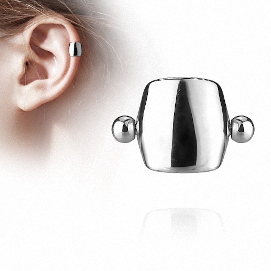 Piercing-Set Tragus Piercing Knorpel Stecker mit Schild Schirm