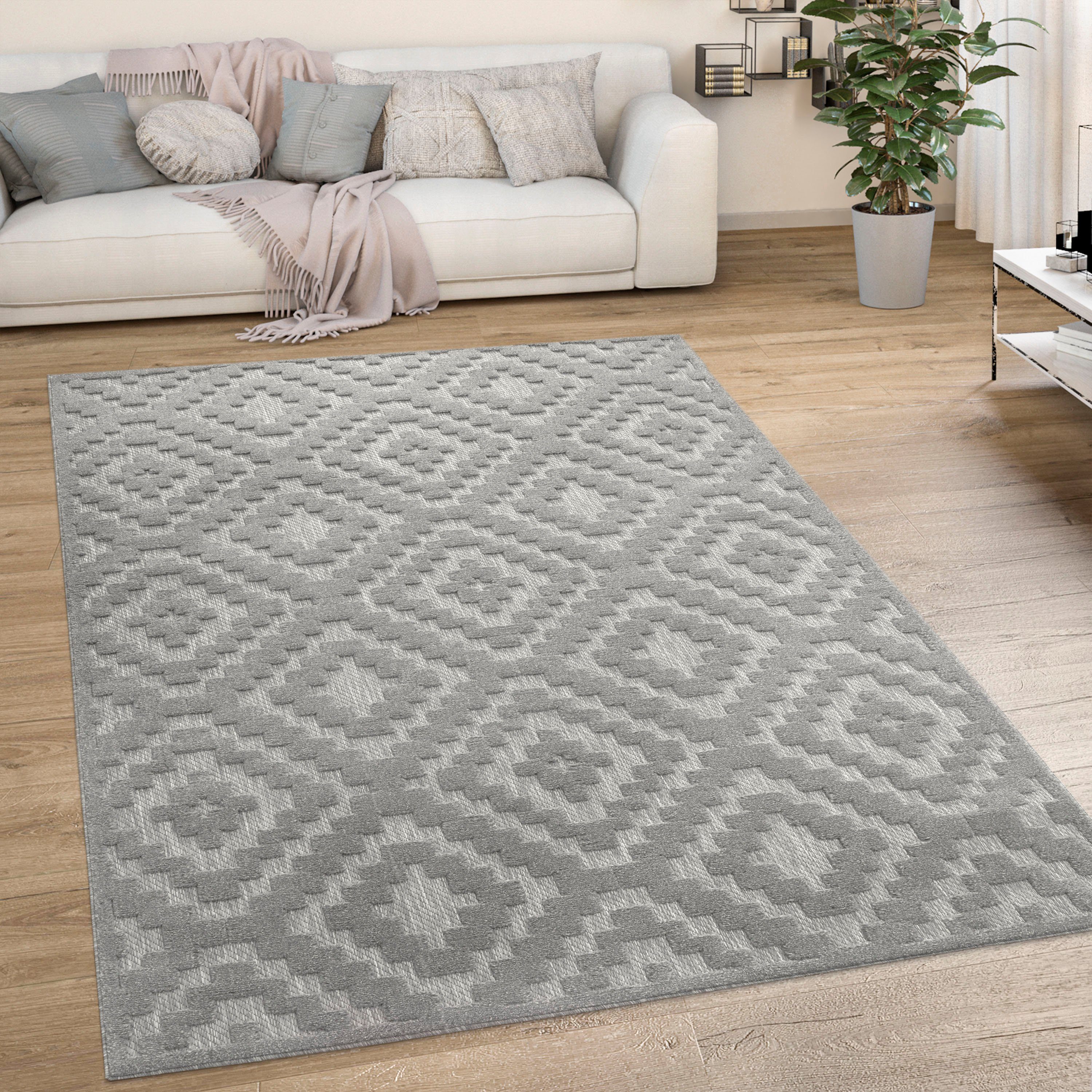 Paco Home Teppich Livorno 672, rechteckig, günstig online kaufen