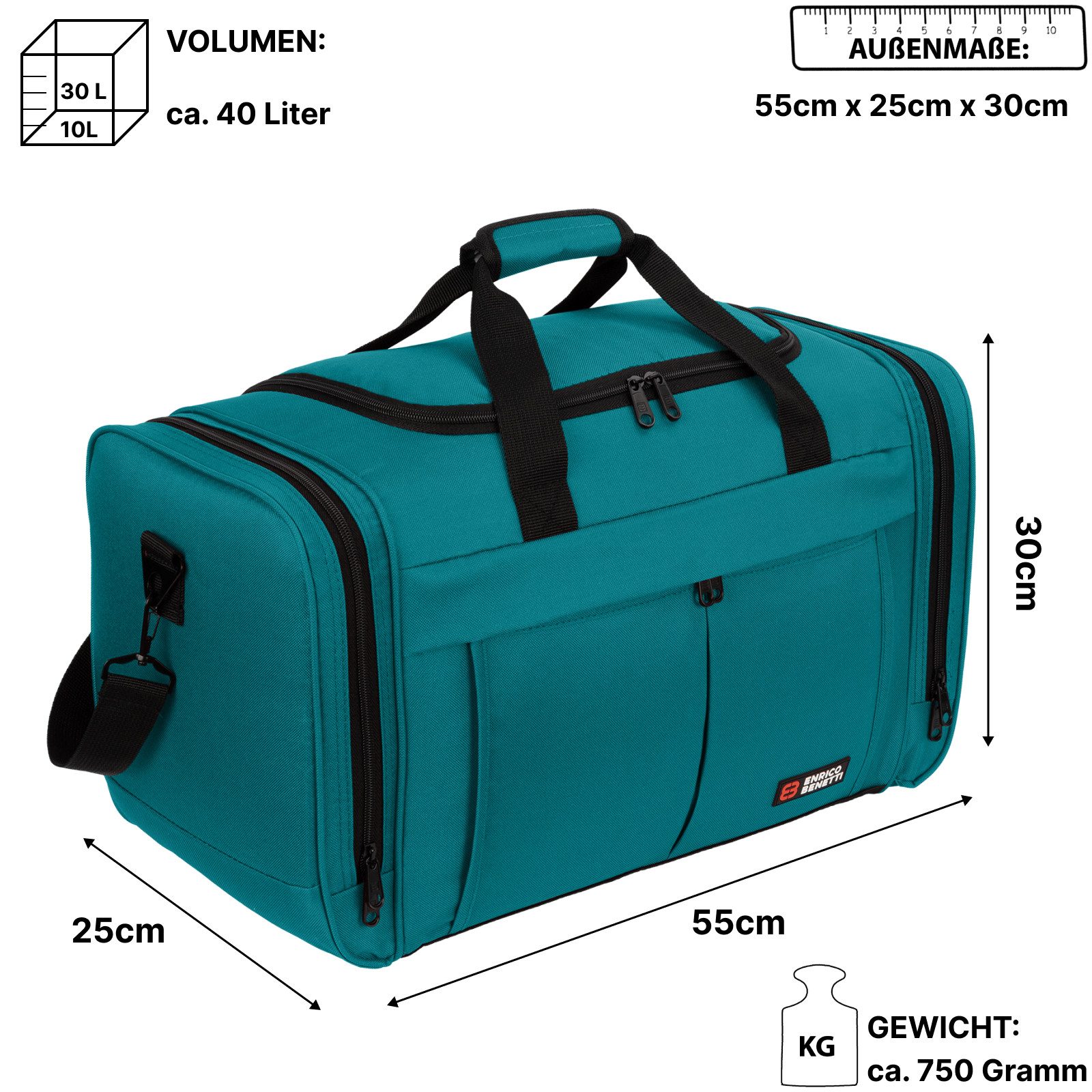 EAAKIE Sporttasche 40 L Reisetasche Saunatasche günstig online kaufen
