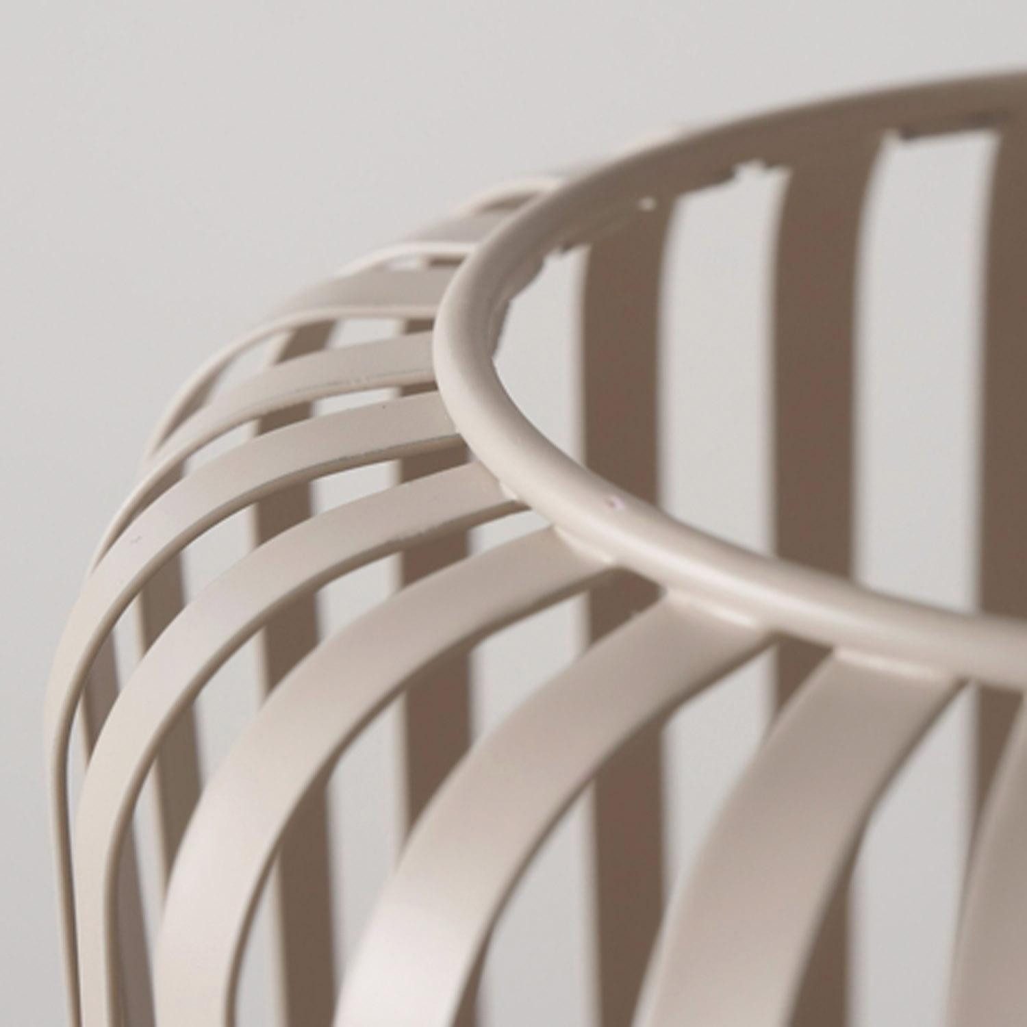 BOLTZE GRUPPE GmbH Windlicht VIKI, Ø 10 x H 12 cm, Sandfarben, Metall (1 St günstig online kaufen