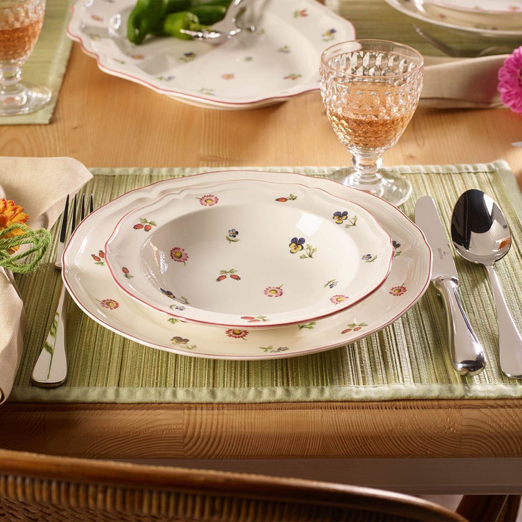 Villeroy & Boch Speiseteller Petite Fleur Speiseteller, (1 St), Premium Porcelain, mikrow.- & spülm.sicher, Made in Germany