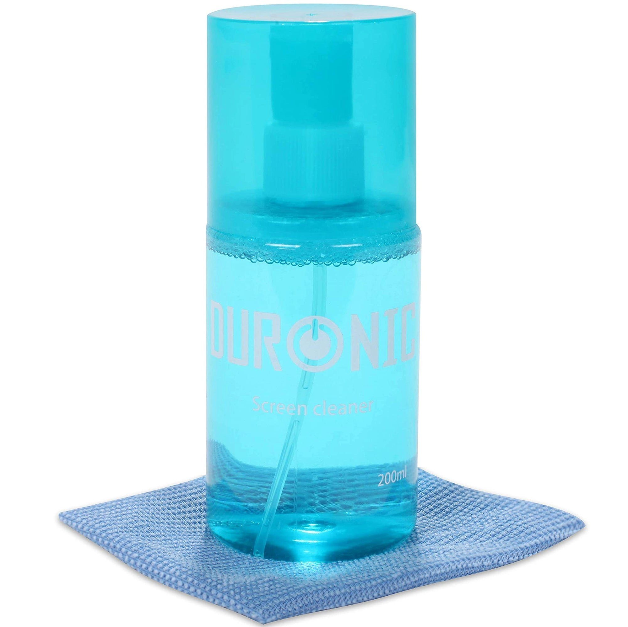 Duronic Flächenreiniger, SCK101 Single Bildschirmreiniger mit Mikrofasertuch