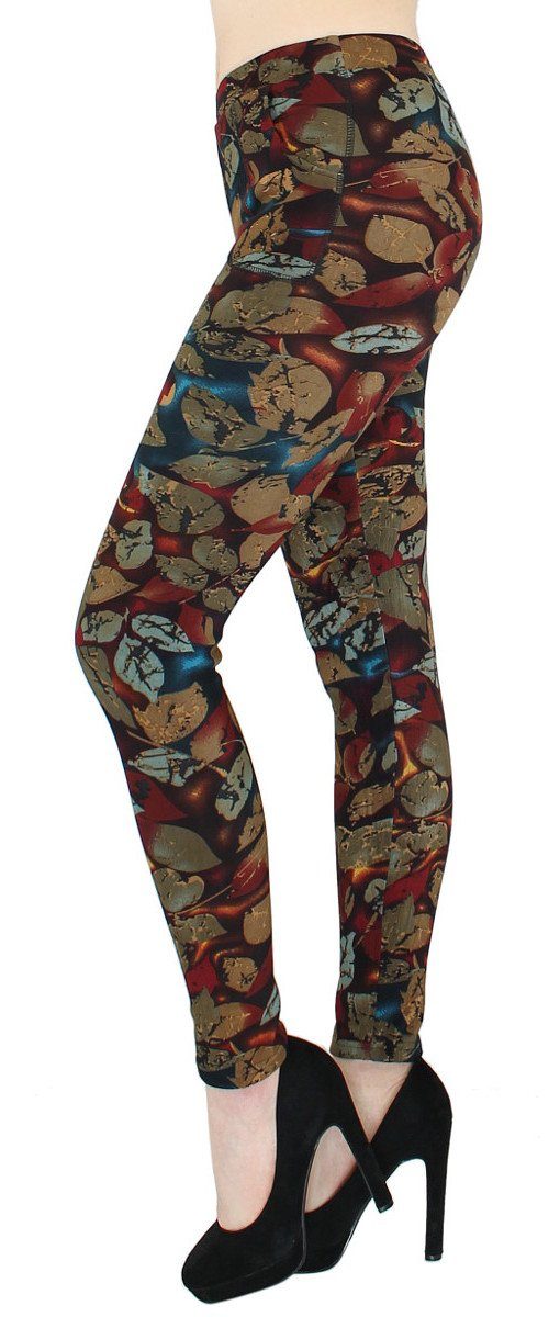 dy_mode Thermohose Gefütterte Thermo Hose Damen Thermo Leggings mit Innen-F günstig online kaufen