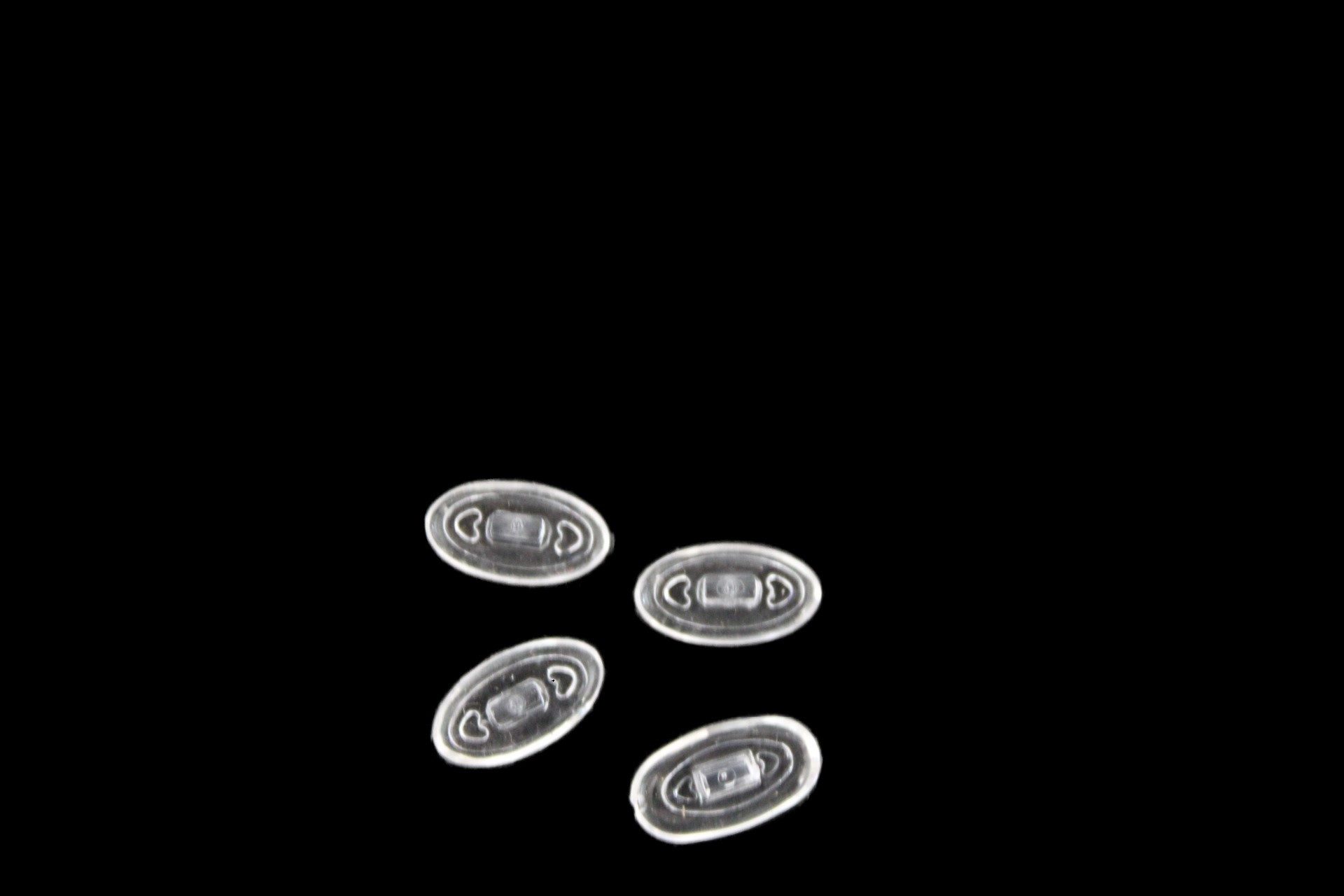 optiker-dietrich.de Brillenetui Silikonbrillenpads Klicksystem (Oval 13mm)