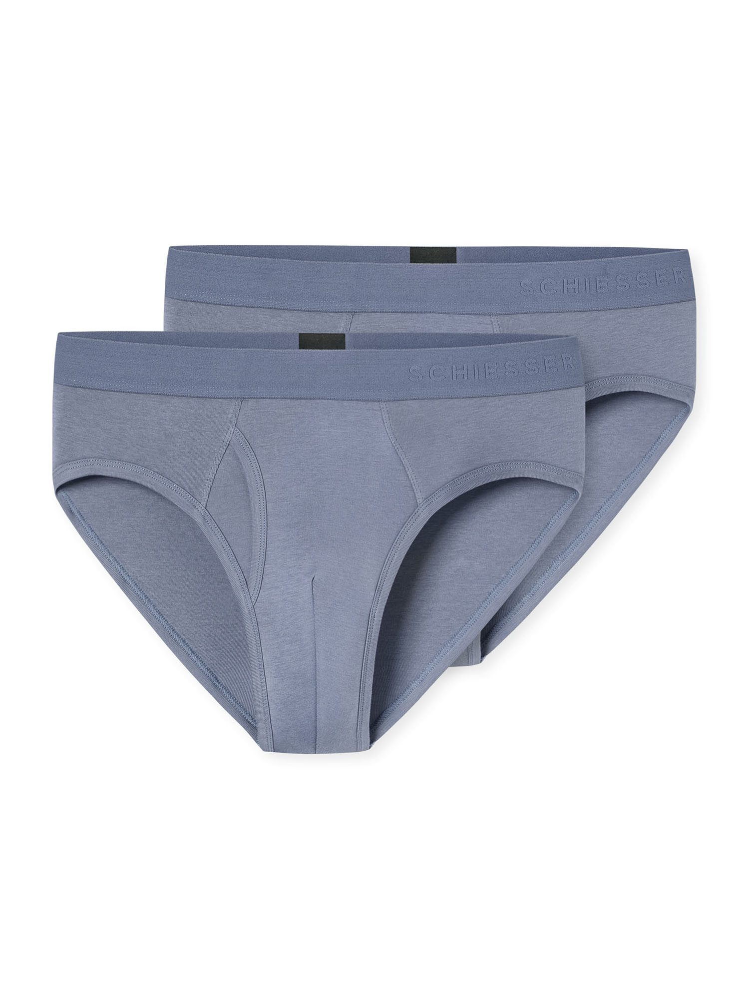 Schiesser Rioslip Rib Essentials (2-St) Rio Slip, Mittelhoher Slip, Rioslip