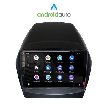 TAFFIO Für HYUNDAI iX35 Tucson 9" Touchscreen Android Autoradio GPS CarPlay Einbau-Navigationsgerät