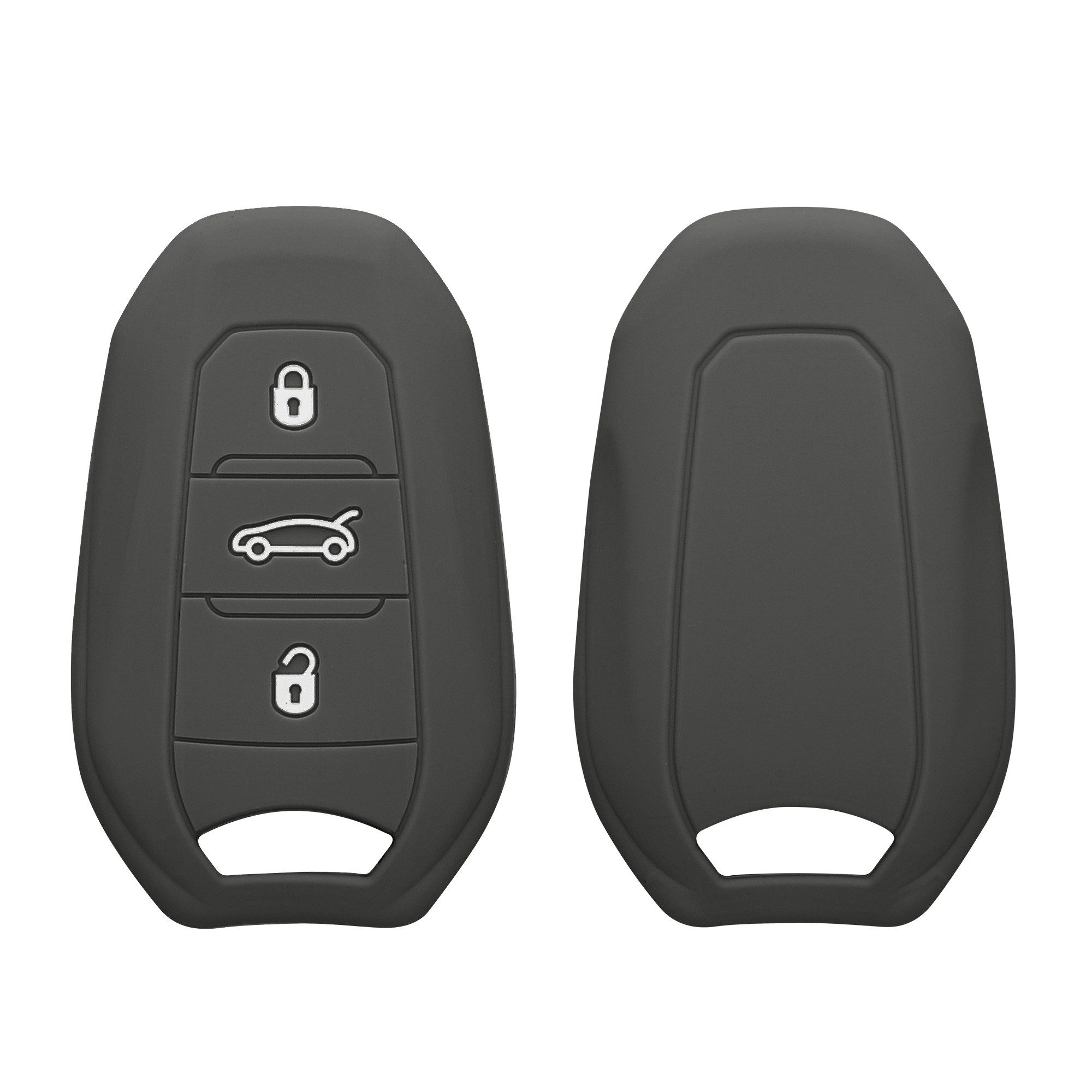Schlüsseltasche Autoschlüssel Silikon Hülle für Peugeot Citroen