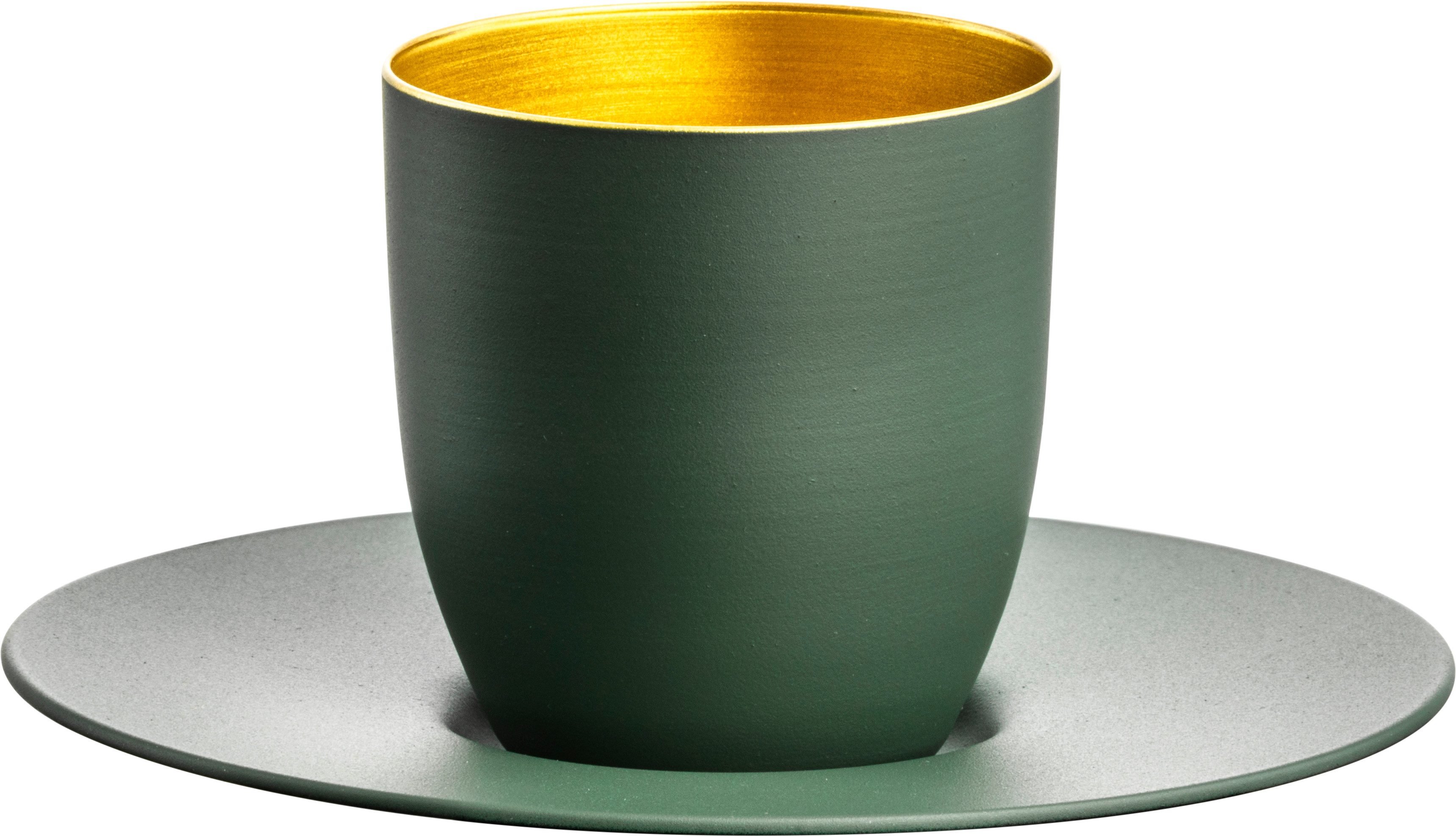 Eisch Germany Espressoglas COSMO COLLECT, 2-tlg., Kristallglas, Handveredeltes Kaffee-Set in Geschenkröhre