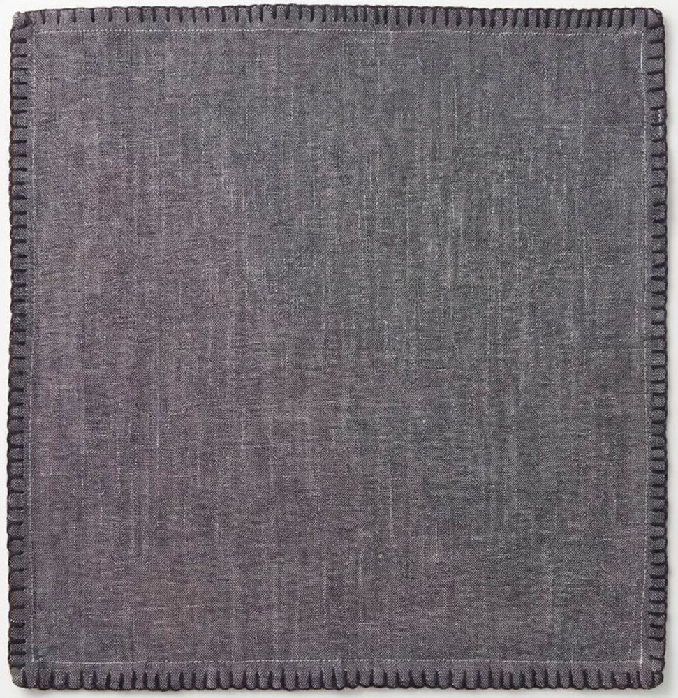Home affaire Serviettenhalter Serviette in grau 6erSet, (Set, 6-tlg., 6er-Set)