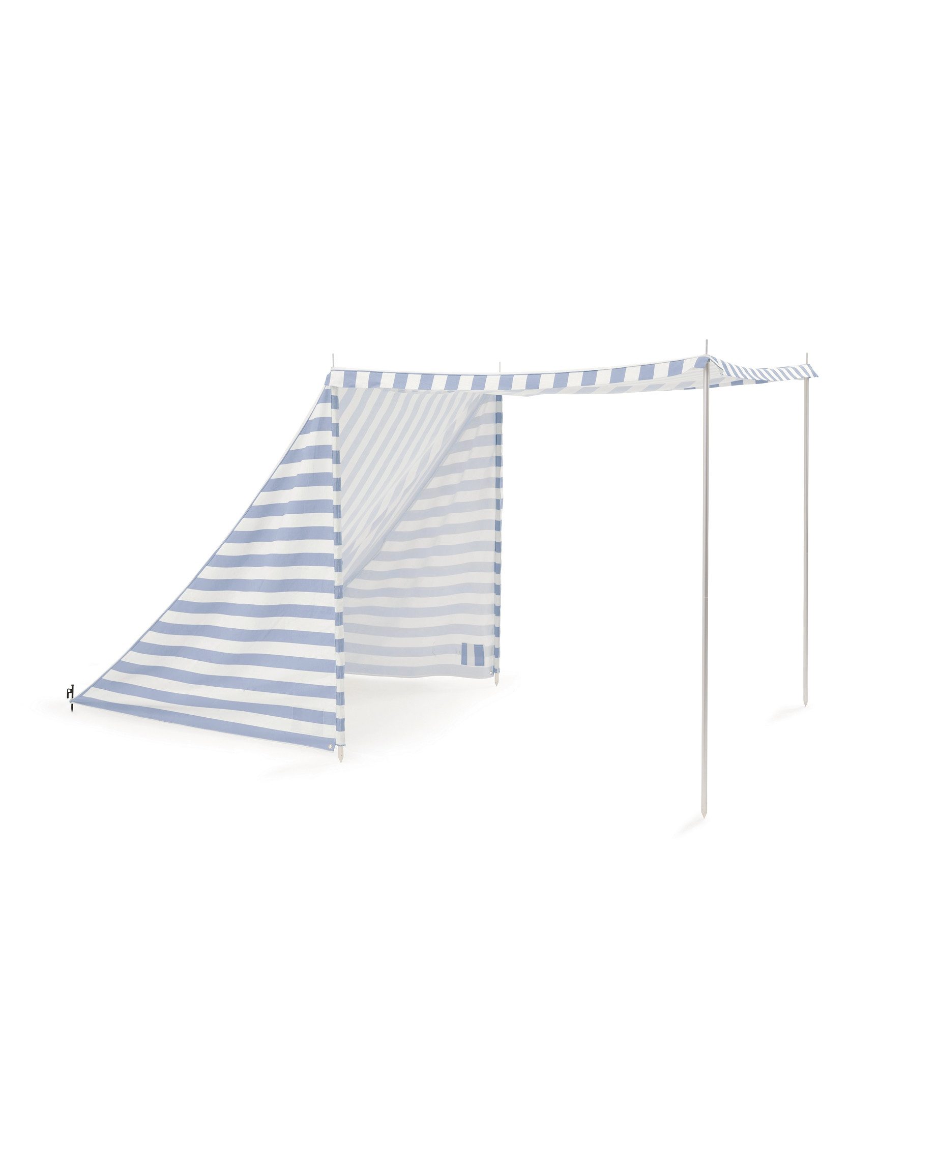 Strandmuschel Kids Concept – Sonnenschutz Strandzelt blau – 150x300x150cm
