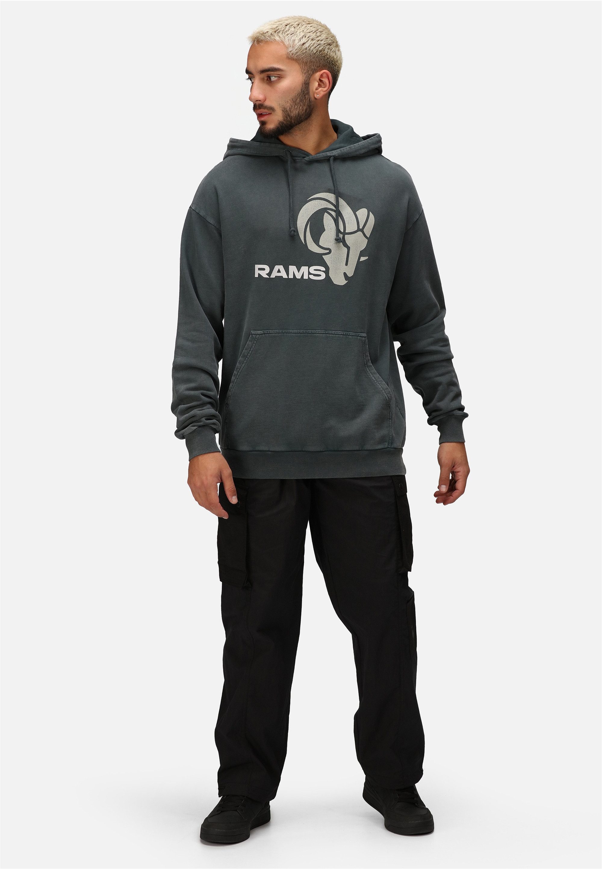 Recovered Kapuzensweatshirt NFL RAMS MONOCHROME HOODED (1-tlg) für alle Los günstig online kaufen