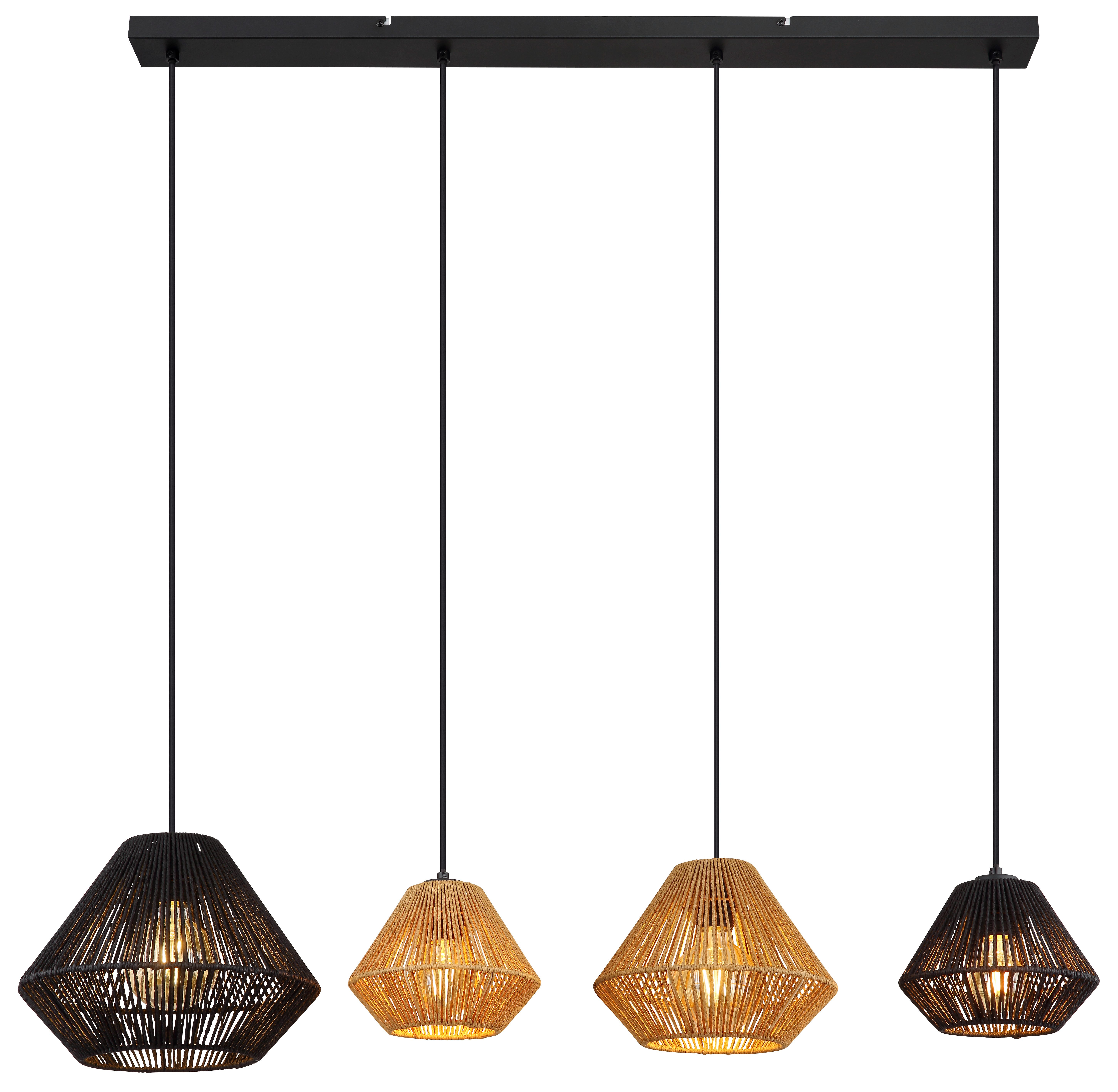 GLOBO LIGHTING Hängeleuchte HOUDINI, ohne Leuchtmittel, Hängelampe/Pendelleuchte/Esszimmer/Wohnzimmer/Esstisch
