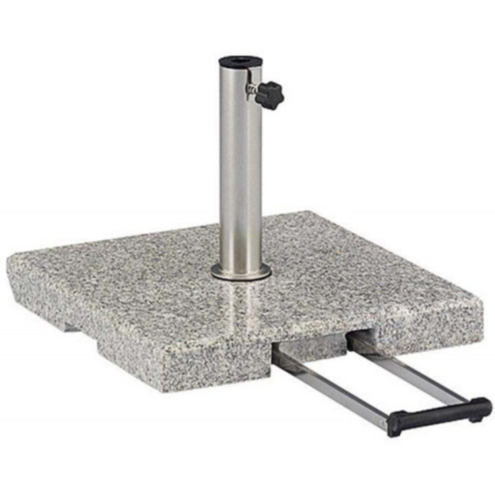 KETTLER Schirmständer EASY STAND Schirmständer granit, 55 kg eckig