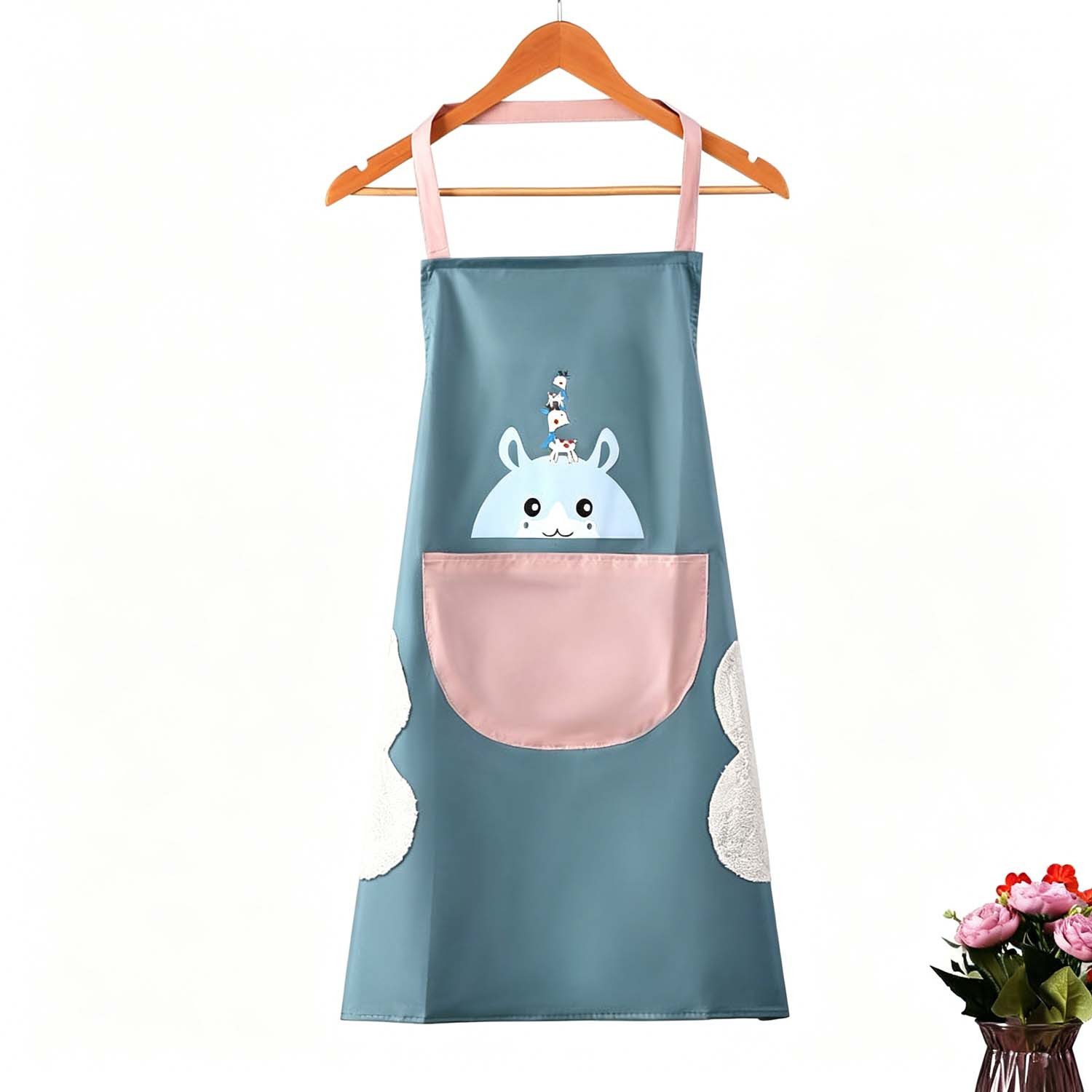 Agger Kochschürze Verstellbar, wasserabweisend, mit Taschen – Unisex Design für Küche