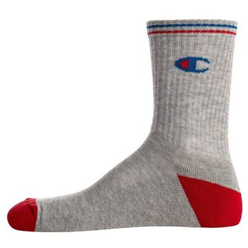 Champion Kurzsocken Unisex Socken, 3 Paar - Crew Socken, Logo