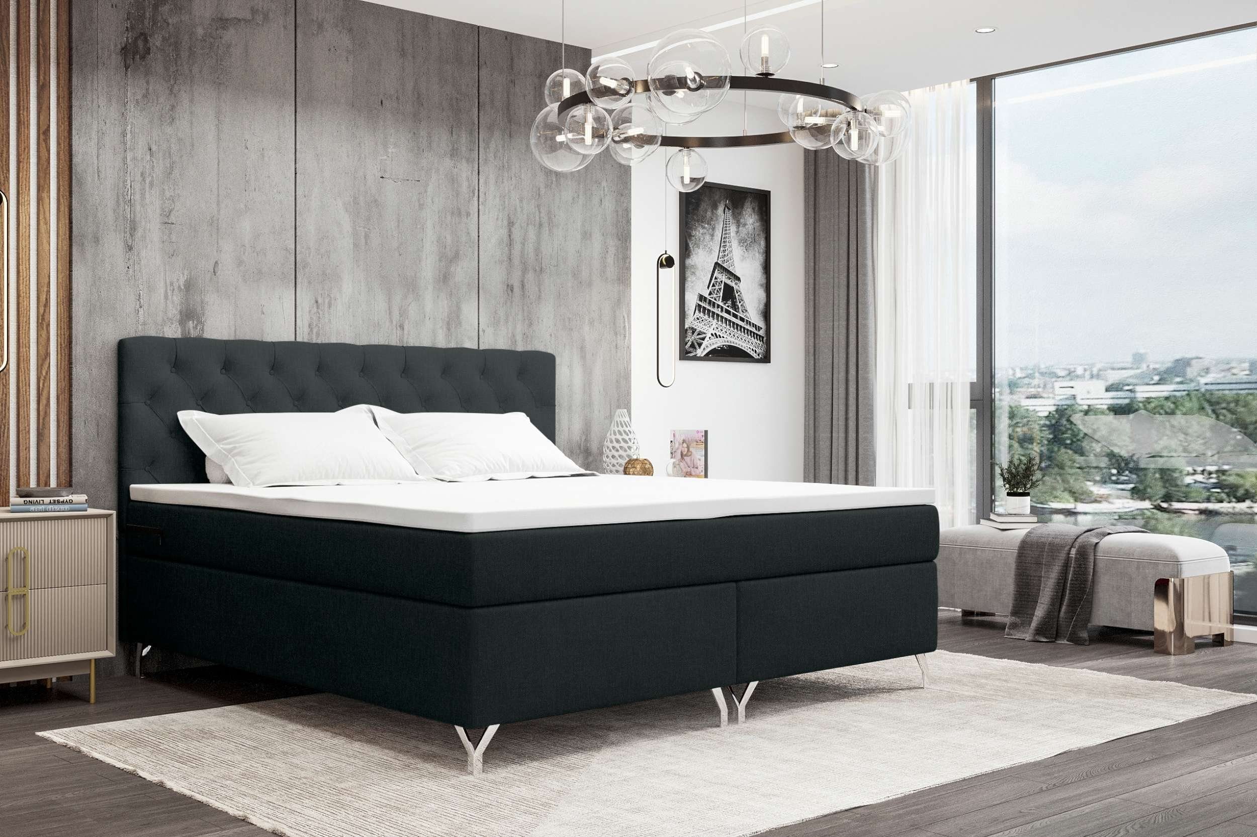 99rooms Boxspringbett Prestige (Schlafzimmerbett, Bett), 140/160/180 günstig online kaufen