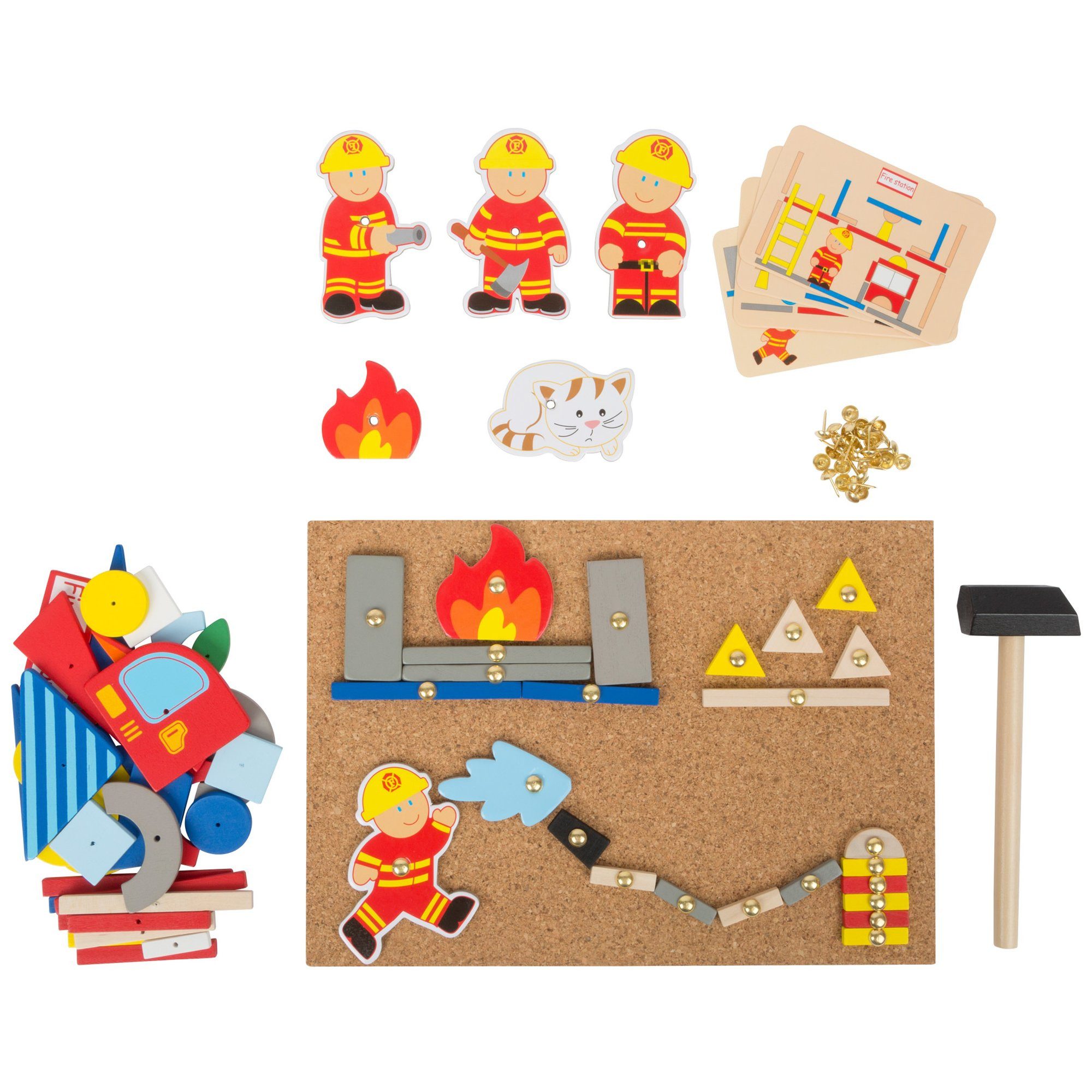 small foot Hämmerchenspiel Feuerwehr Konstruktionsspielsteine