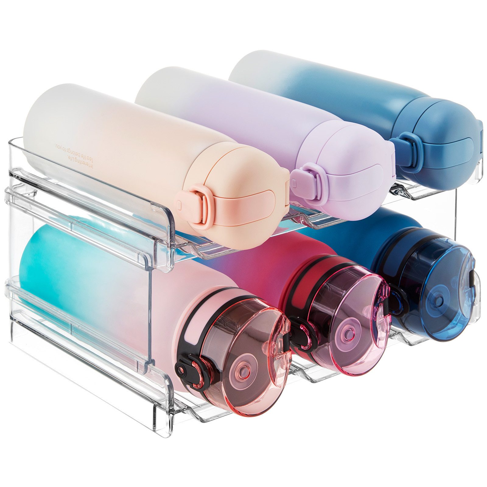 Lifewit Küchenorganizer-Set Stapelbarer Flaschenhalter für Schrank, günstig online kaufen