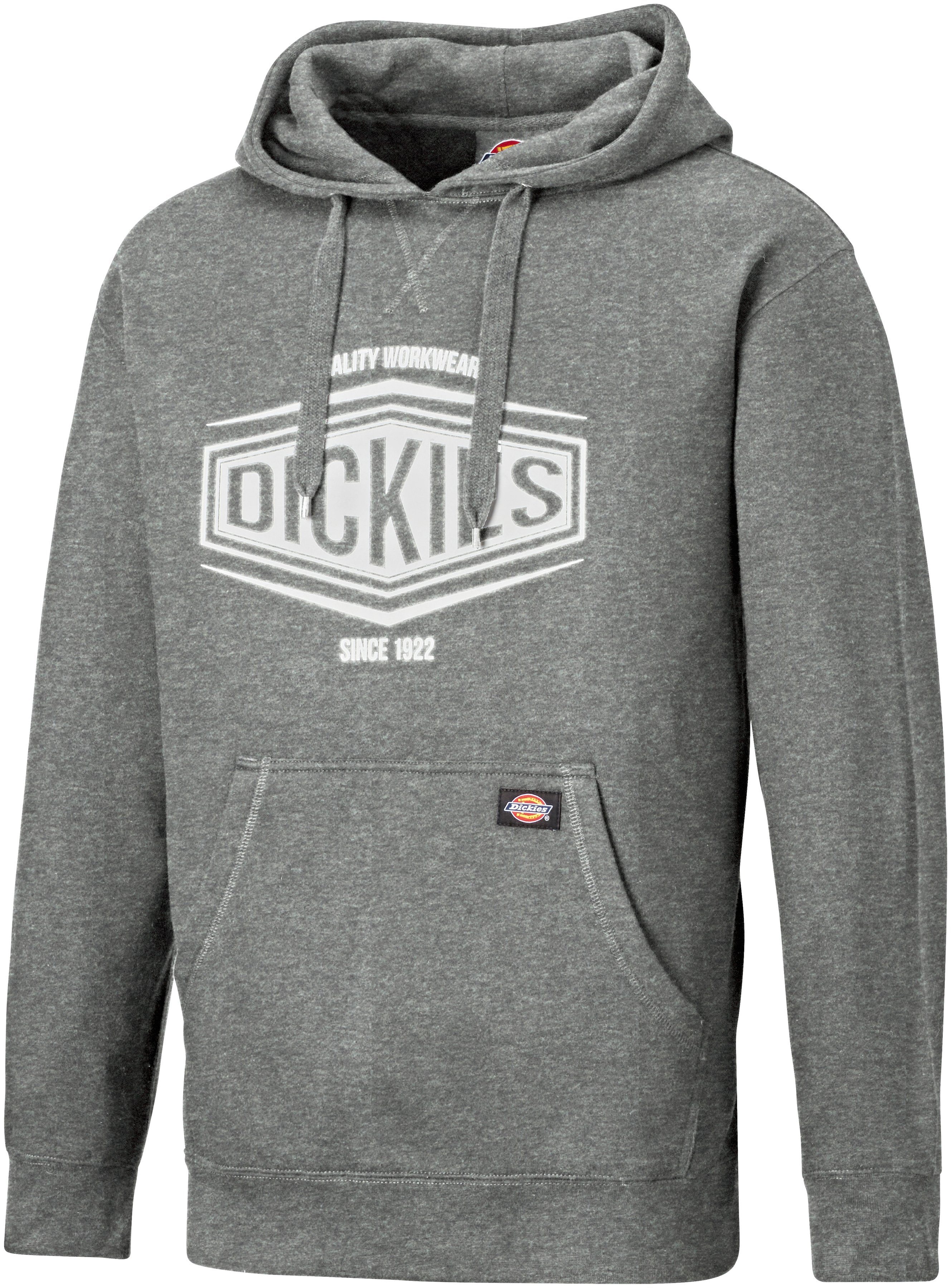 Dickies Kapuzensweatshirt Rockfield Workwear Hoodie grau-weiß