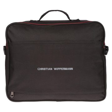 Christian Wippermann Umhängetasche Flugbegleiter Arbeitstasche Messenger Tasche im Querformat