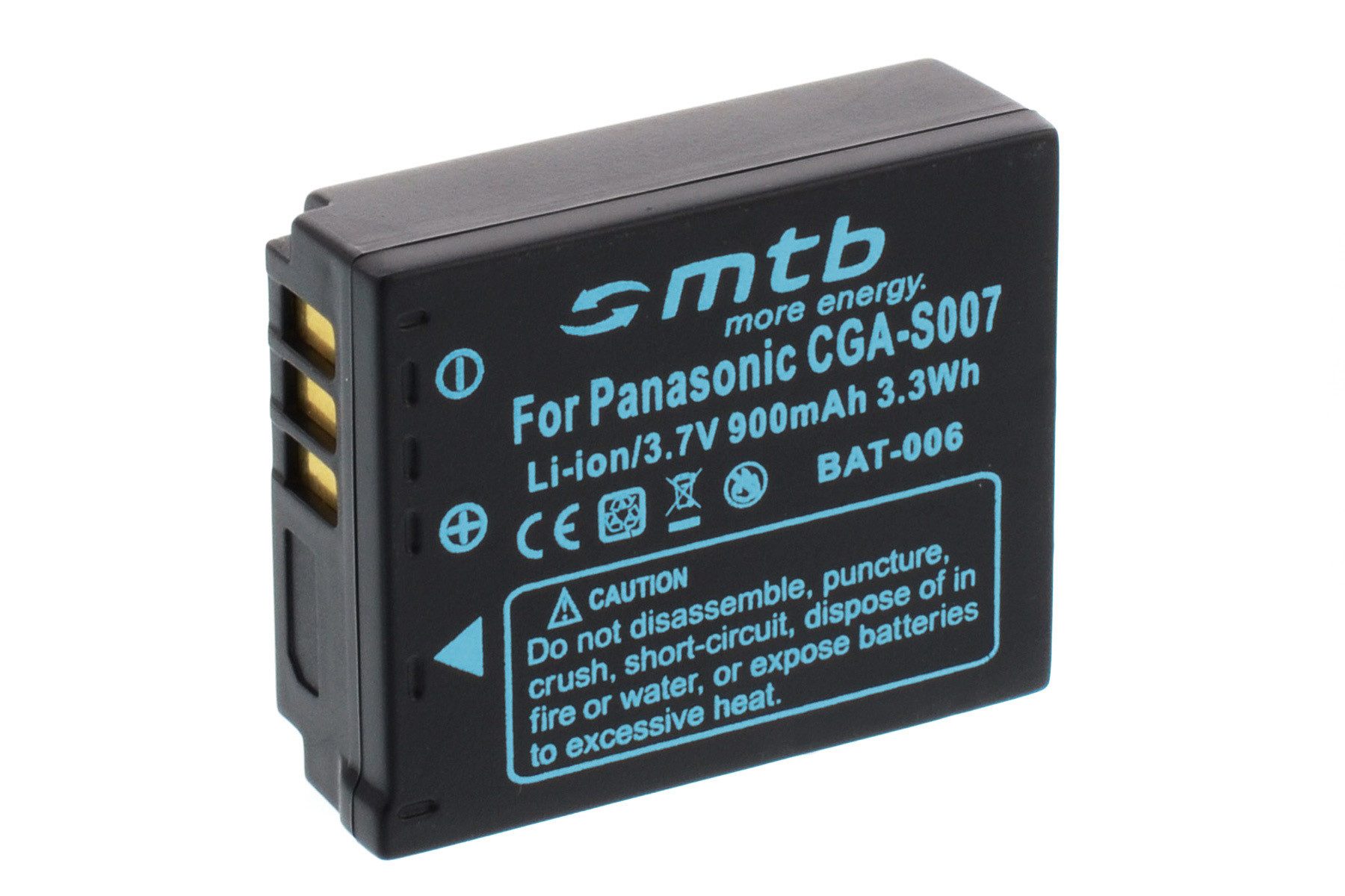 Digitalkamera-Akku für Panasonic CGA-S007 Kamera-Akku
